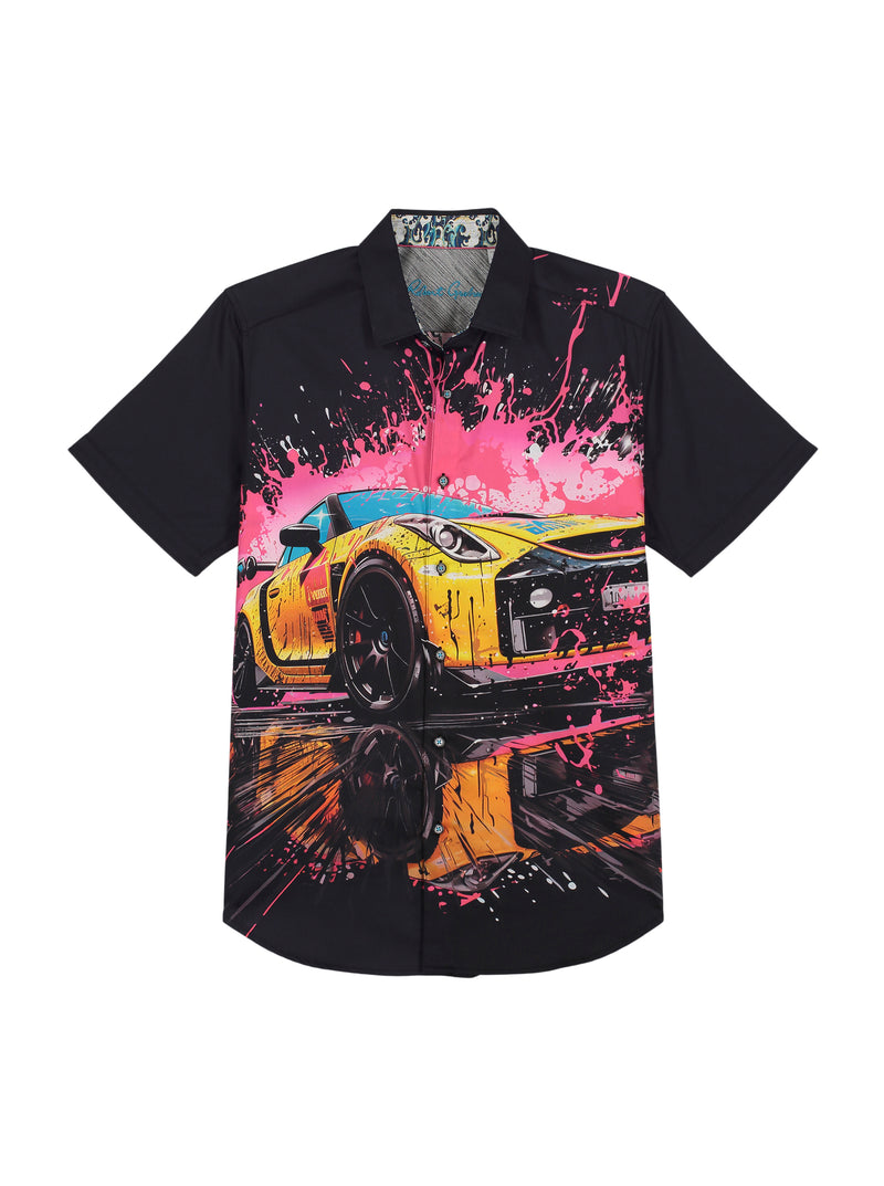 SPLASH DRIFTER SHORT SLEEVE BUTTON DOWN SHIRT BIG