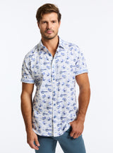 ALBORAN SHORT SLEEVE BUTTON DOWN SHIRT