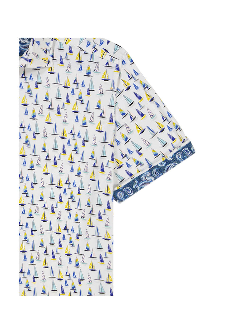TRANS PACIFIC SHORT SLEEVE BUTTON DOWN SHIRT