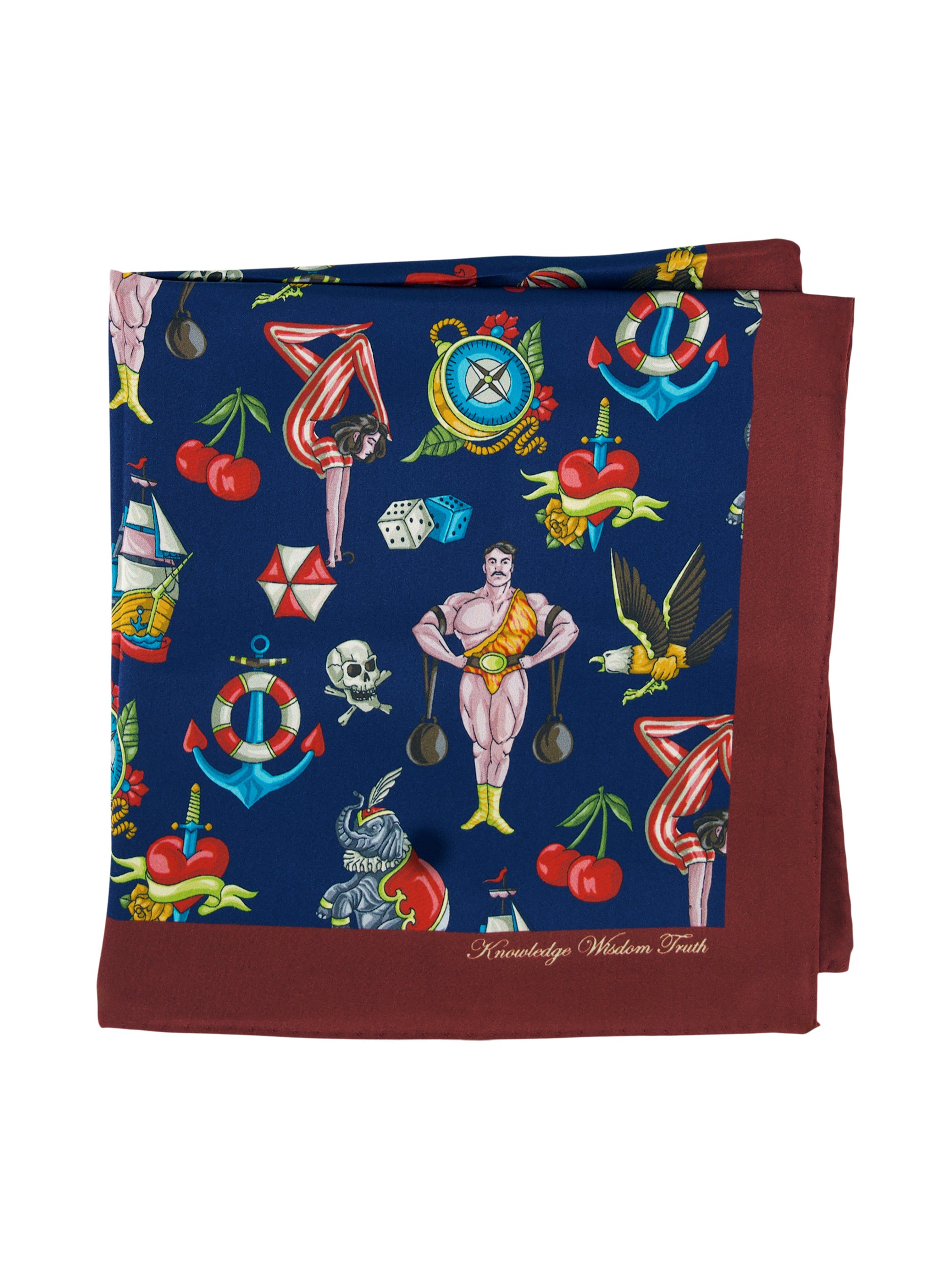 CIRCUS POCKET SQUARE