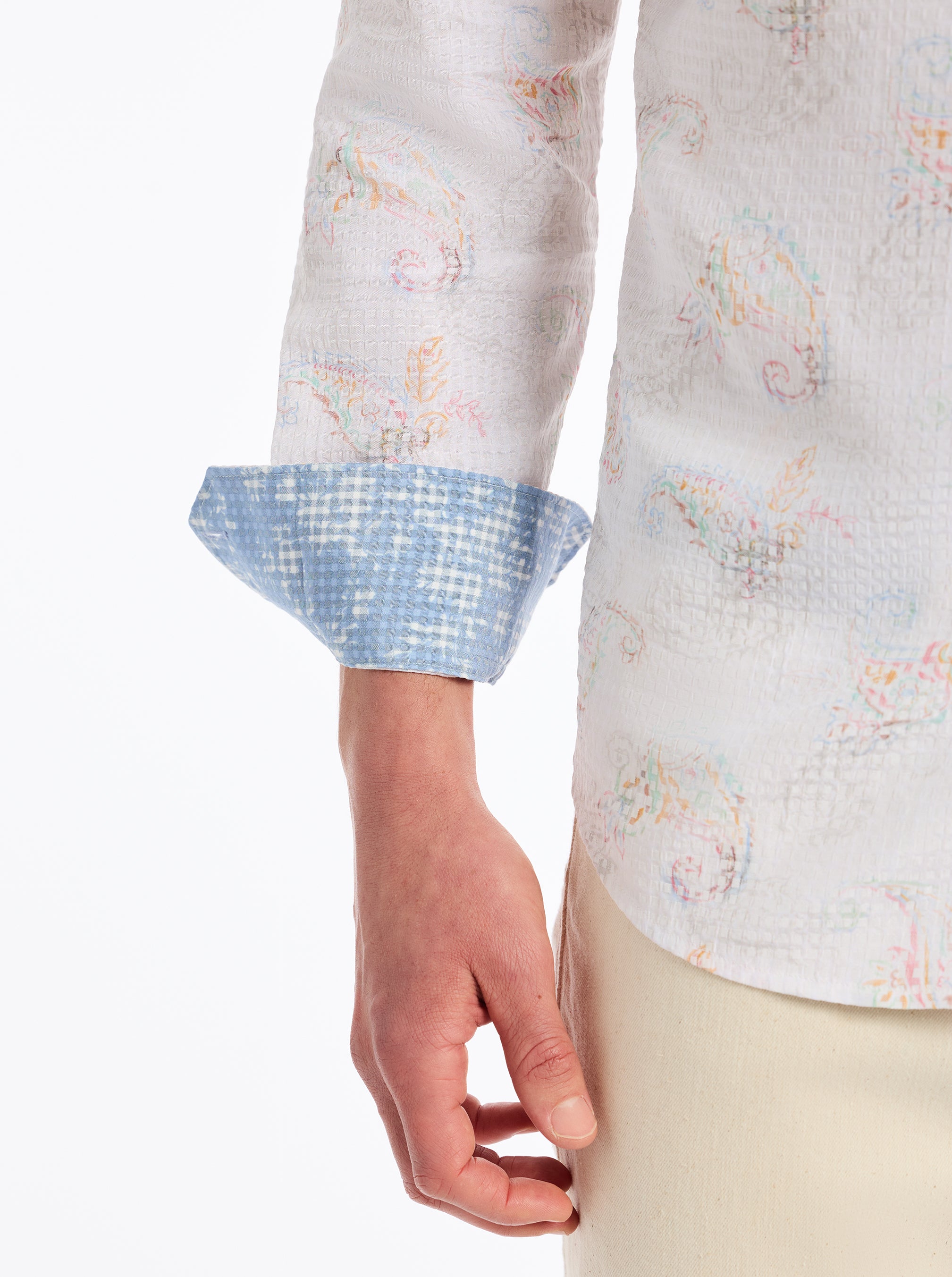 ALIBON LONG SLEEVE BUTTON DOWN SHIRT