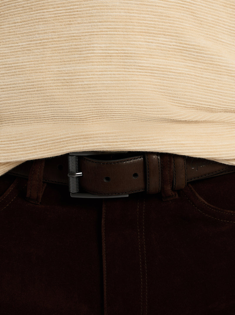 LEDSON LONG SLEEVE KNIT SHIRT