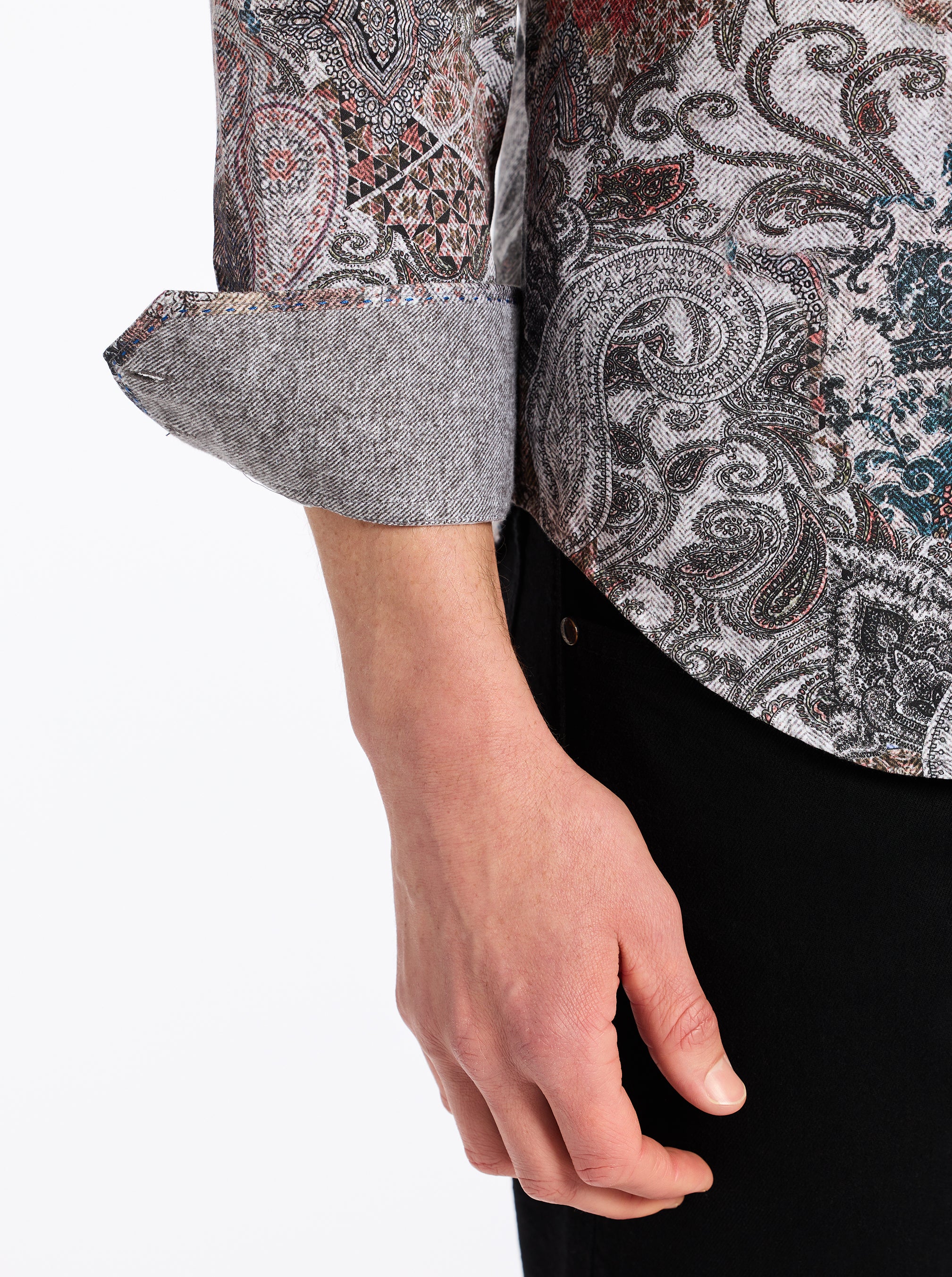 REMSEN LONG SLEEVE BUTTON DOWN SHIRT