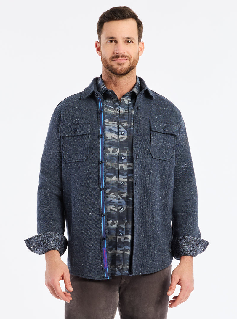 VIGANO LONG SLEEVE KNIT SHIRT