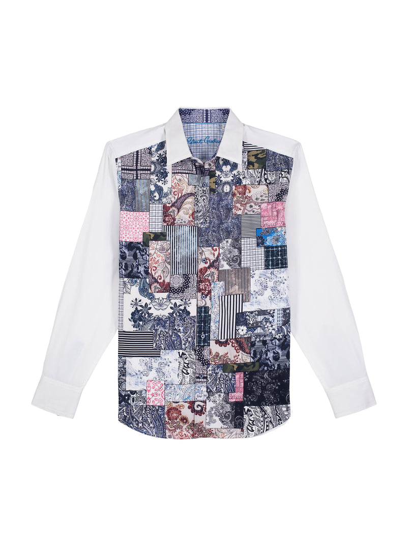 MADEIRA LONG SLEEVE BUTTON DOWN SHIRT