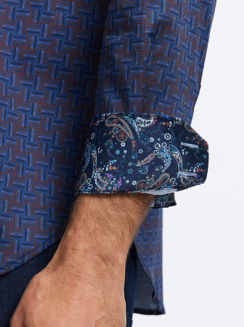 TALBOT LONG SLEEVE BUTTON DOWN SHIRT