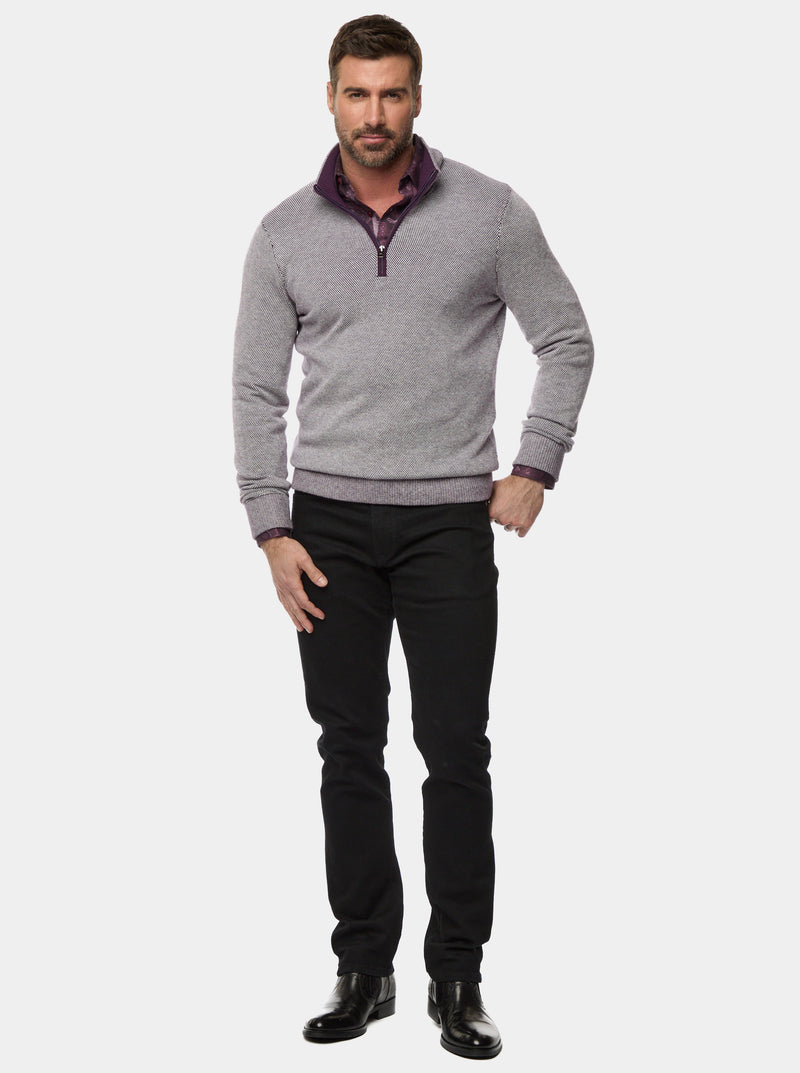 SHANE 1/4 ZIP SWEATER