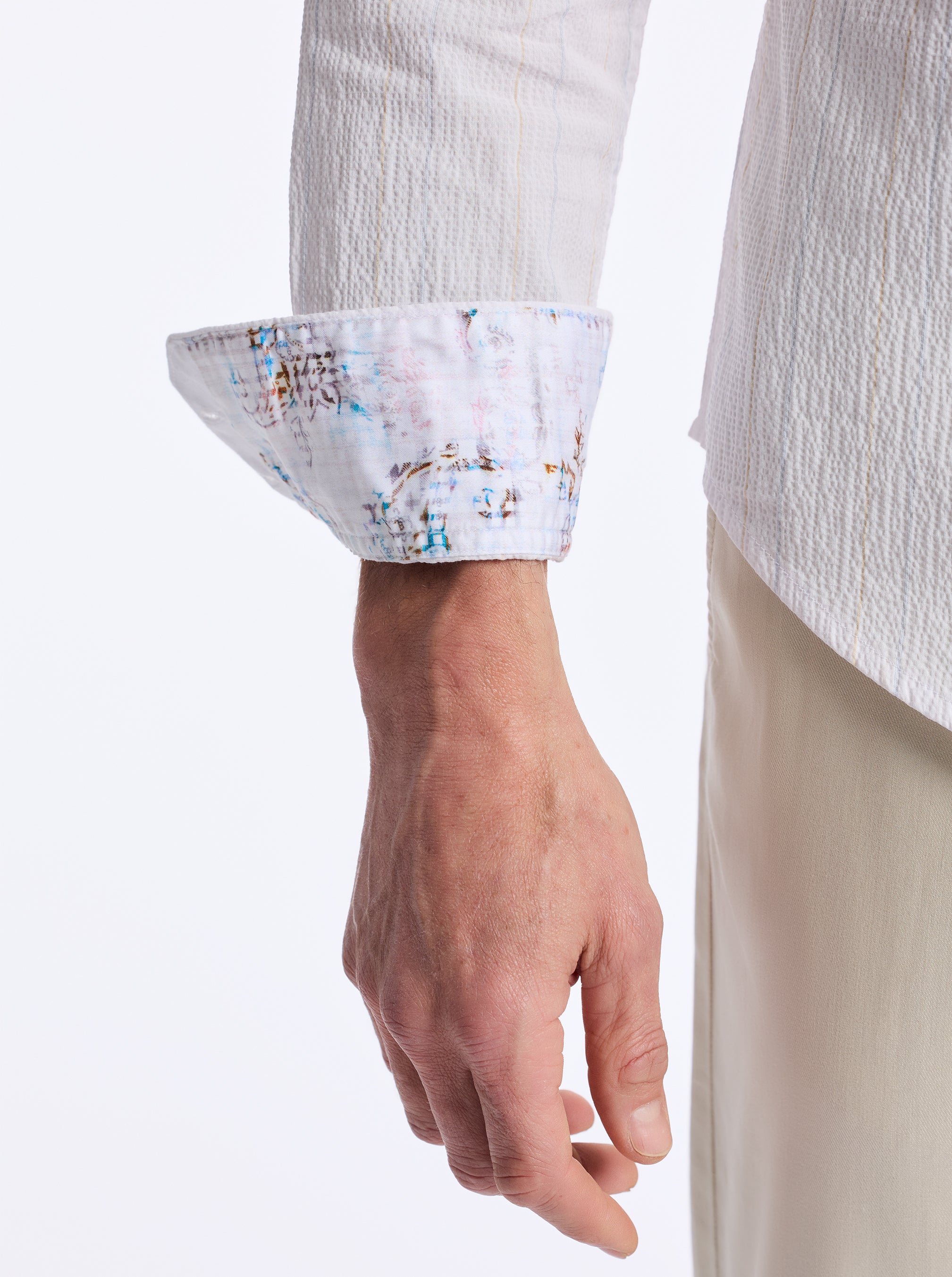 REABROOK LONG SLEEVE BUTTON DOWN SHIRT