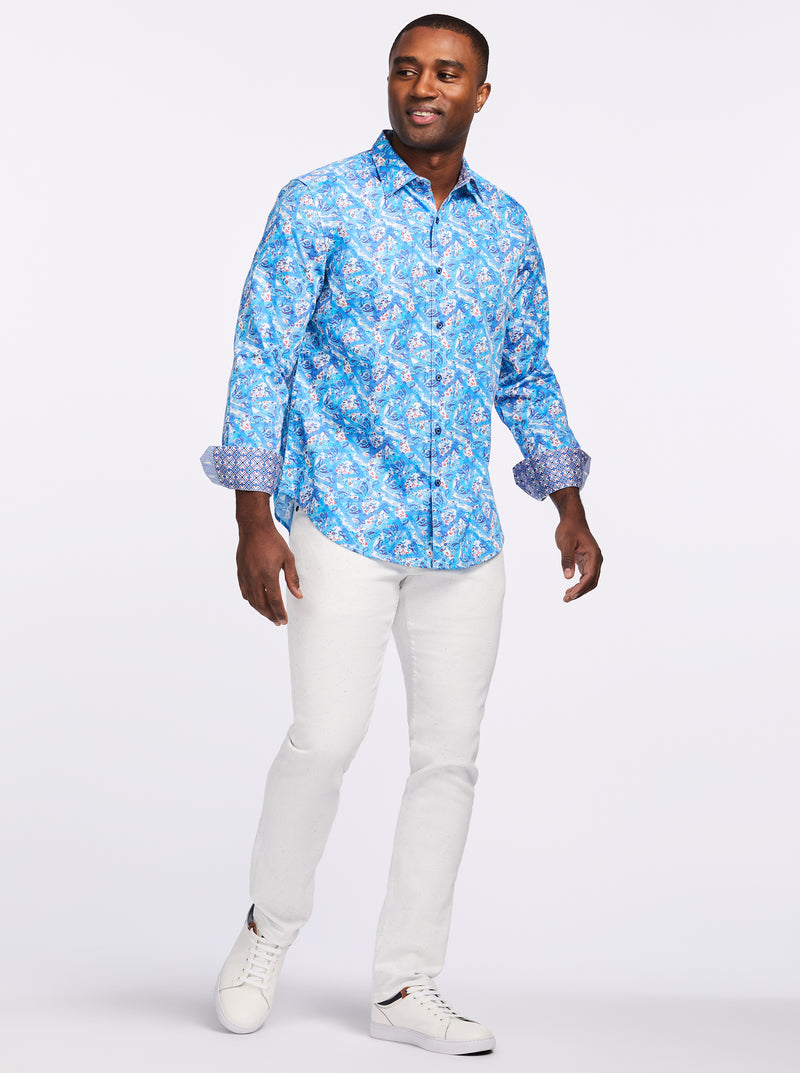 MARSTON LONG SLEEVE BUTTON DOWN SHIRT
