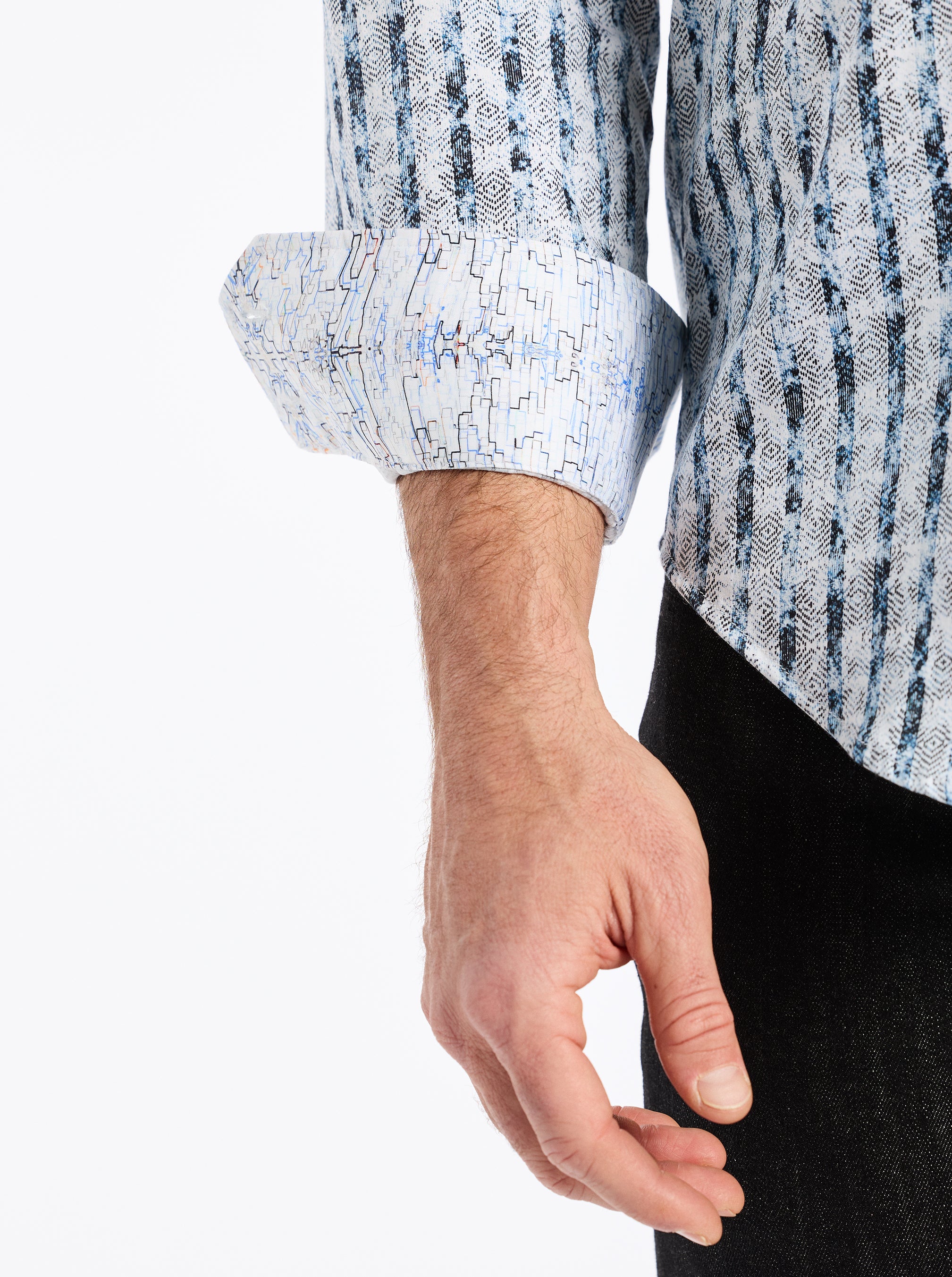 WOOSTER LONG SLEEVE BUTTON DOWN SHIRT