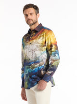 WRATH 2 LONG SLEEVE BUTTON DOWN SHIRT