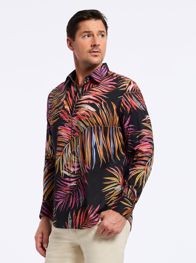 ACAI LONG SLEEVE BUTTON DOWN SHIRT BIG