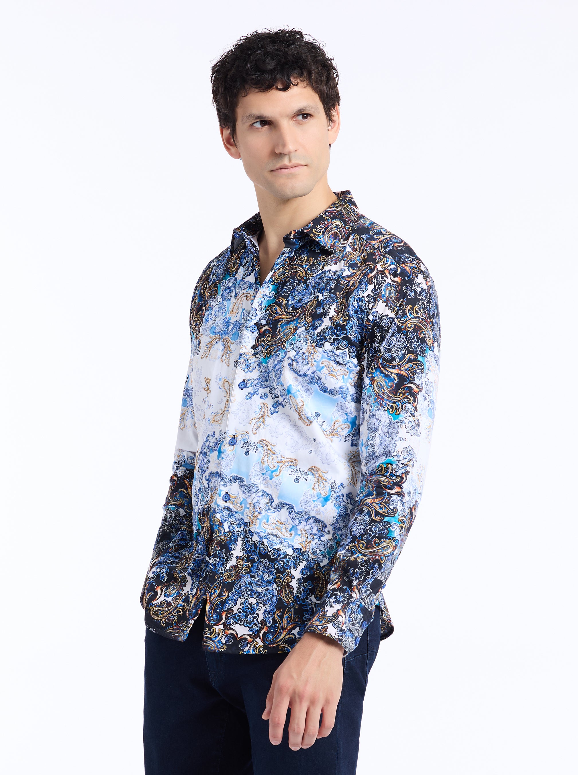 CLAPHAM LONG SLEEVE BUTTON DOWN SHIRT