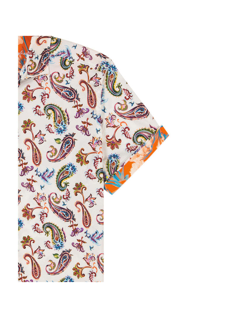 TANGIER SHORT SLEEVE BUTTON DOWN SHIRT