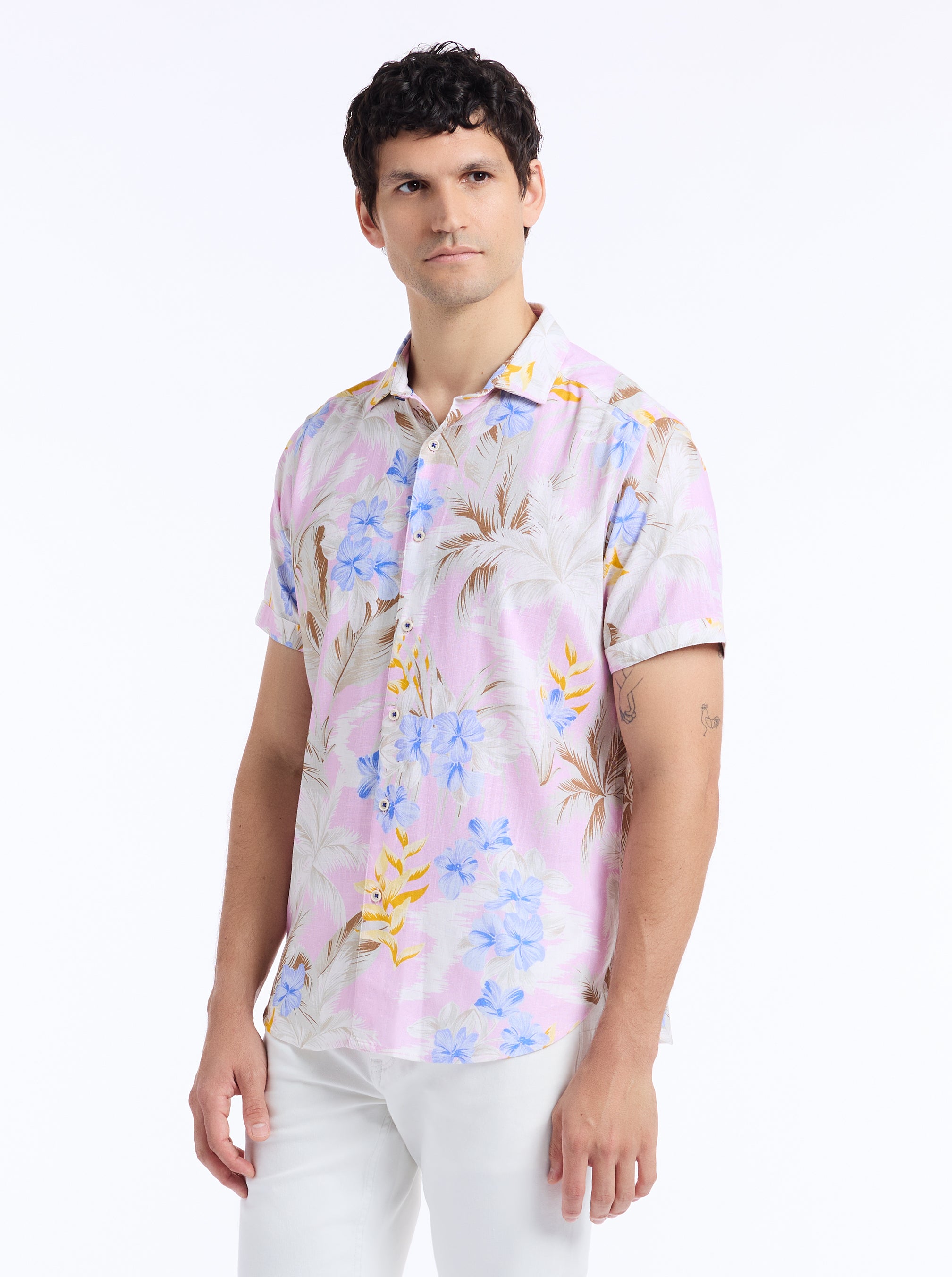 FLETCHER SHORT SLEEVE BUTTON DOWN SHIRT