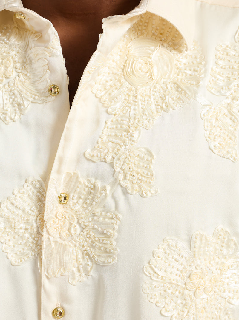 LIMITED EDITION CHAMPAGNE DREAM LONG SLEEVE BUTTON DOWN SHIRT