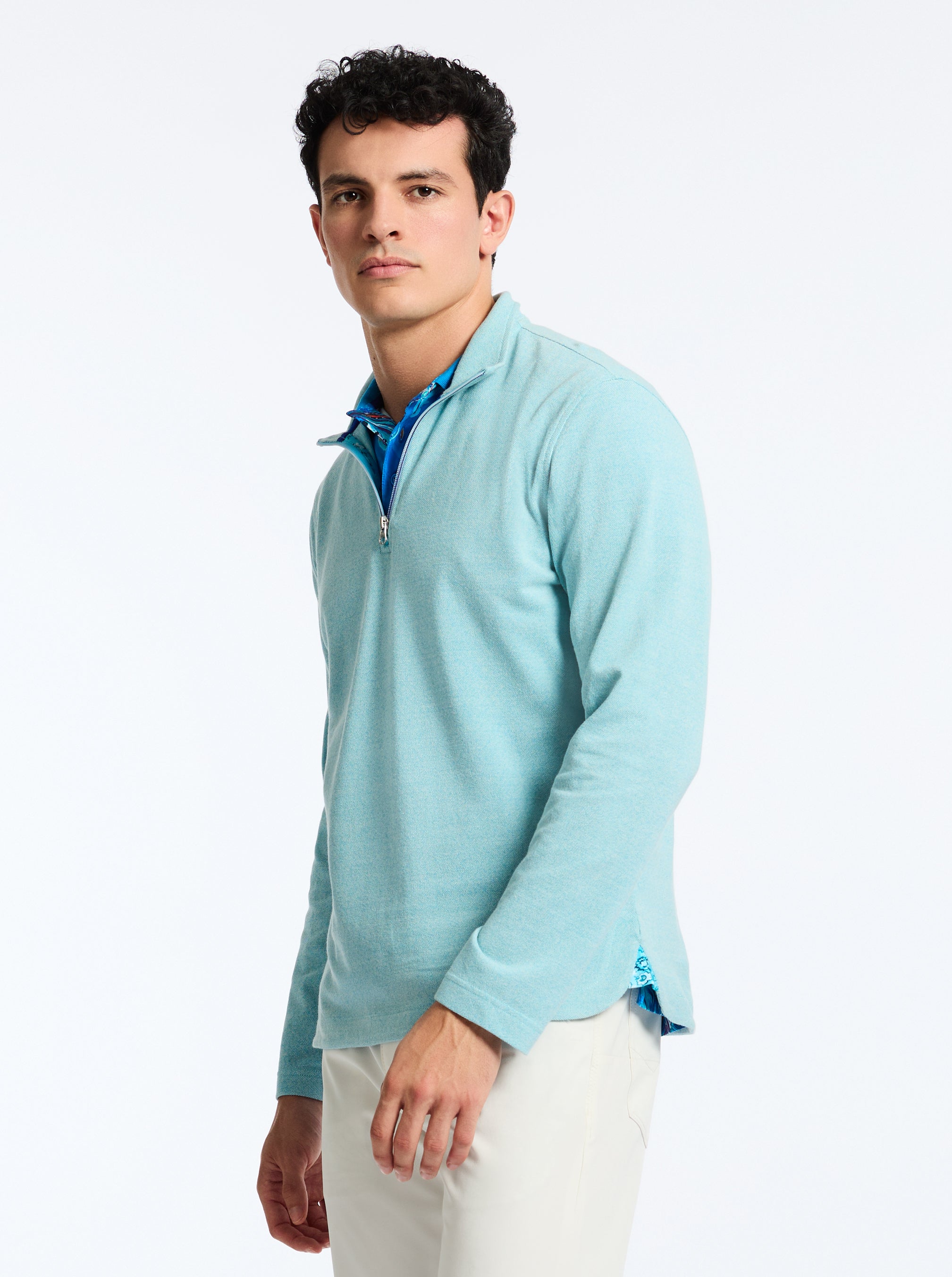 HOBSON LONG SLEEVE KNIT SHIRT