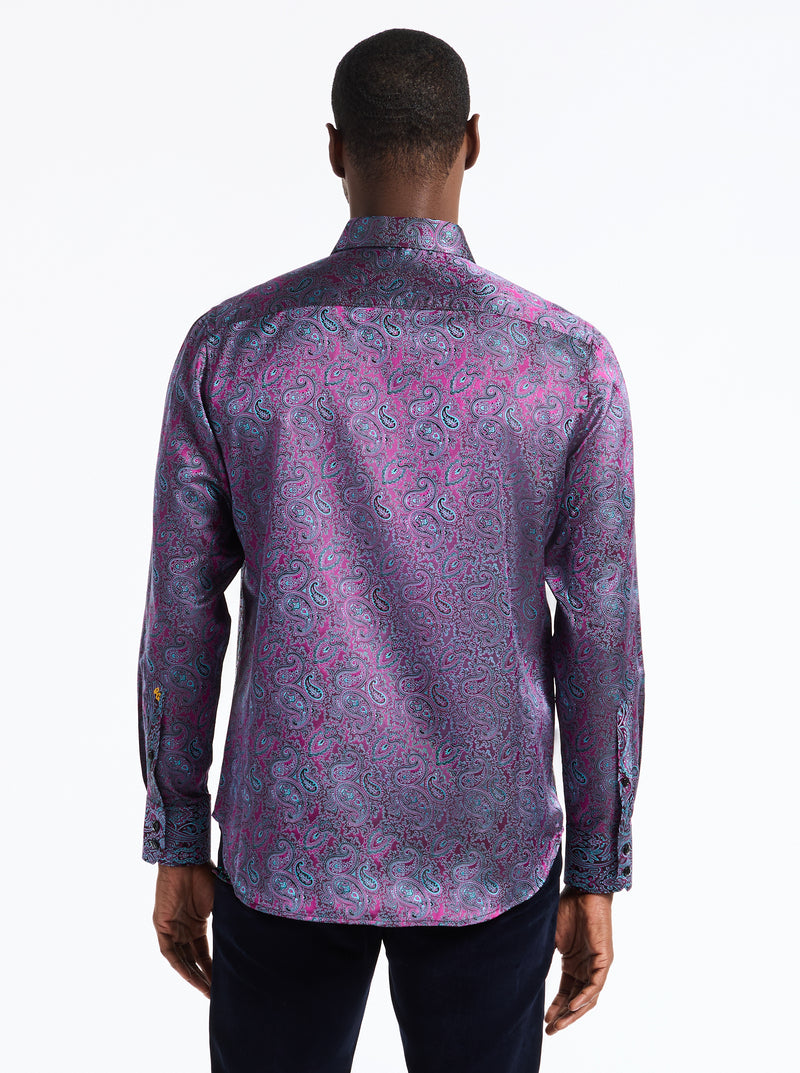 LIMITED EDITION EBONY EMBRACE LONG SLEEVE BUTTON DOWN SHIRT
