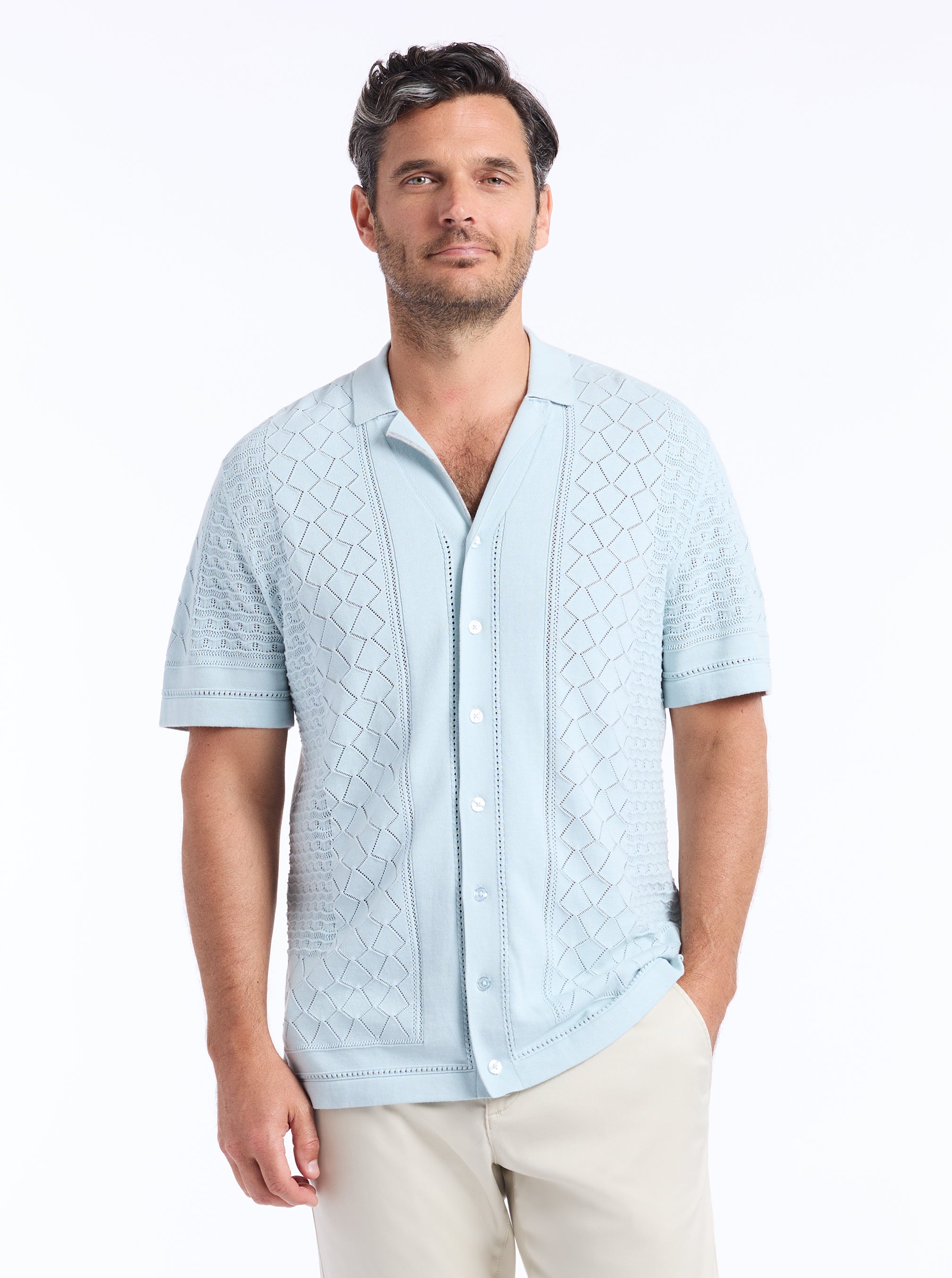 DELMAR SHORT SLEEVE SWEATER