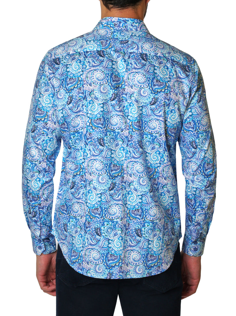 LARSON LONG SLEEVE BUTTON DOWN SHIRT