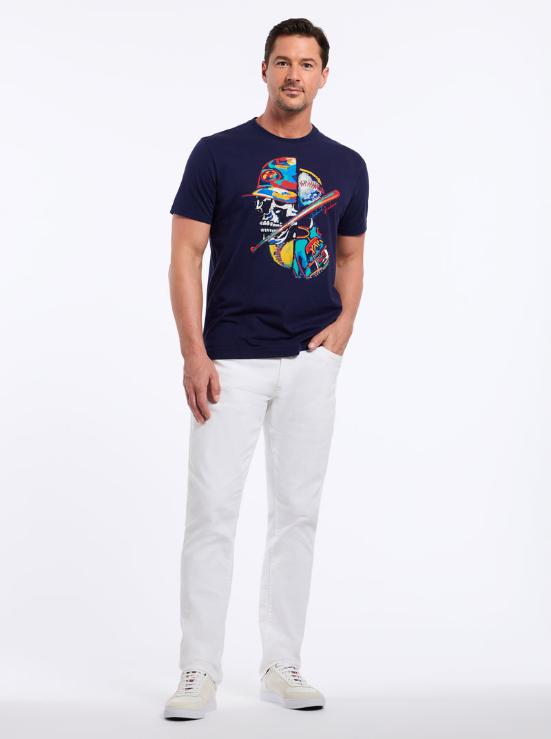 SKULL SLUGGER SHORT SLEEVE T-SHIRT
