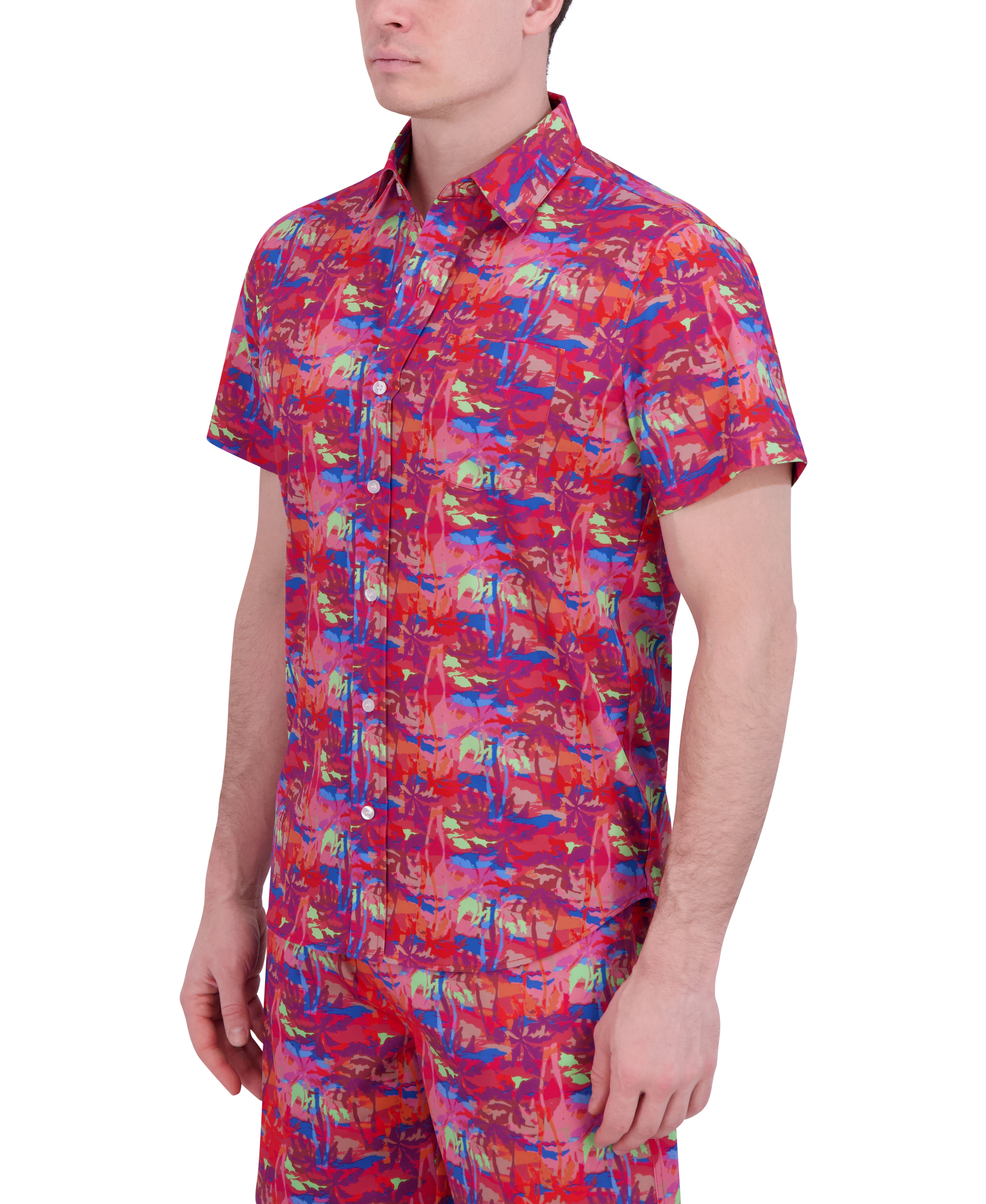 SHORT SLEEVE BUTTON DOWN SHIRT