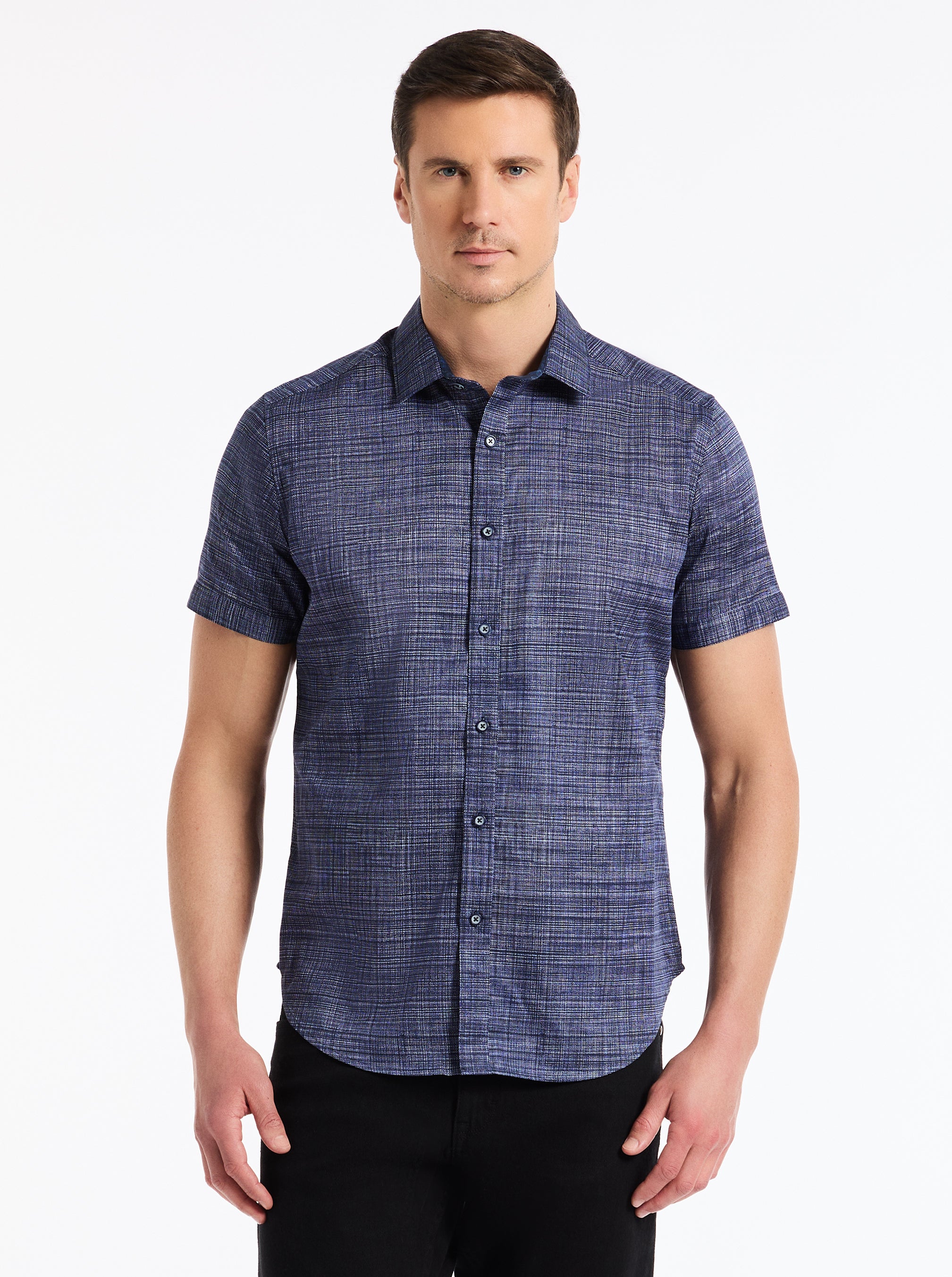 ROTH SHORT SLEEVE BUTTON DOWN SHIRT