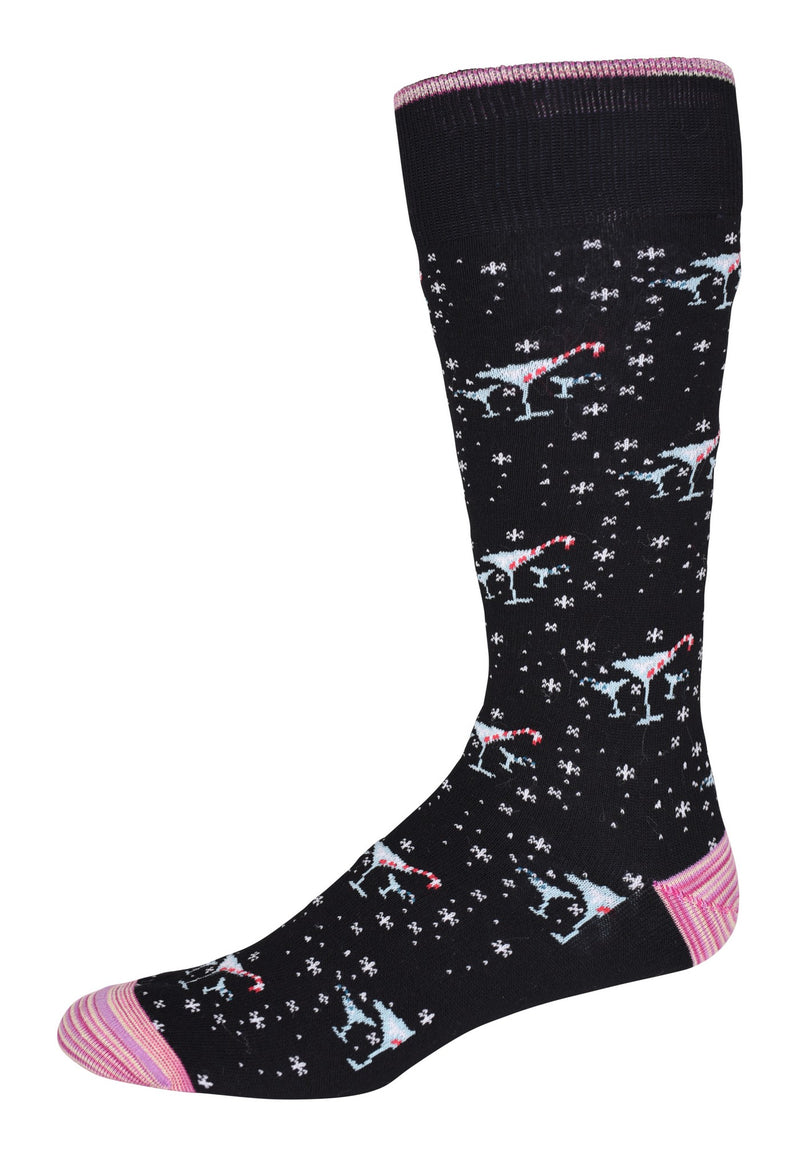 CANDY CANE TWIST MENS SOCKS