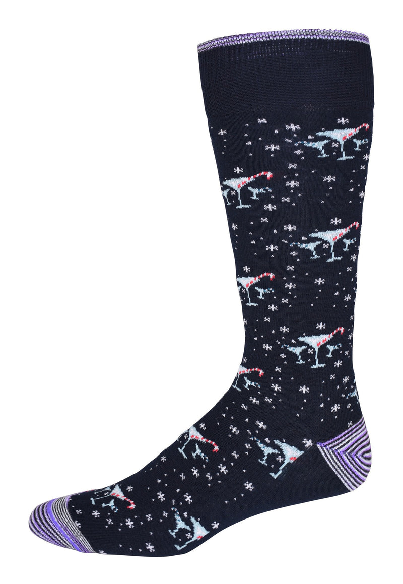 CANDY CANE TWIST MENS SOCKS