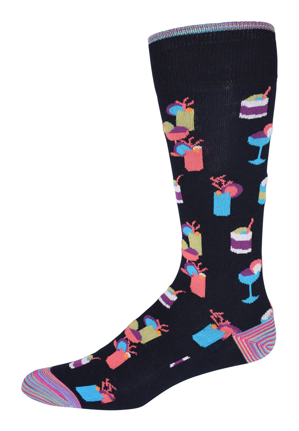 COCKTAIL HOUR MENS KNIT SOCKS
