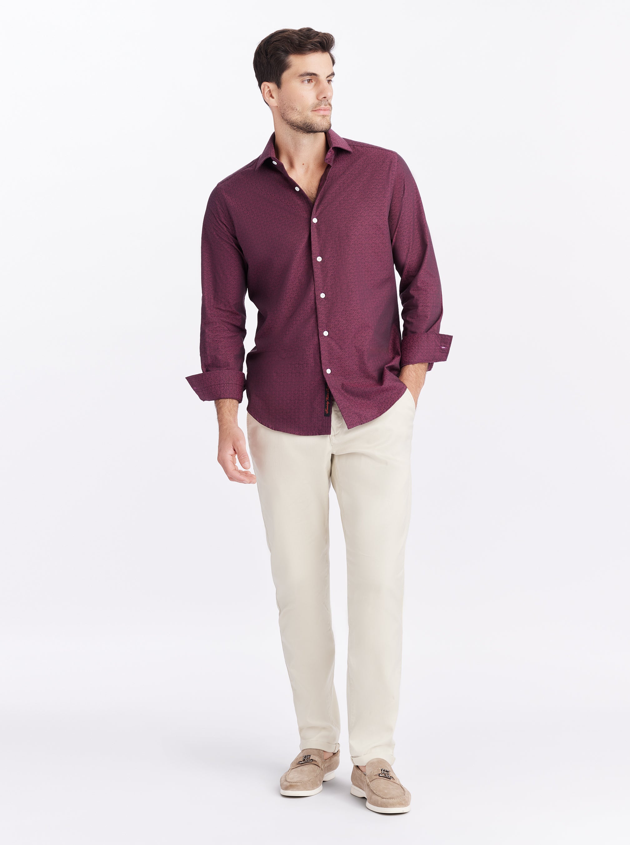 WALFORD LONG SLEEVE BUTTON DOWN SHIRT