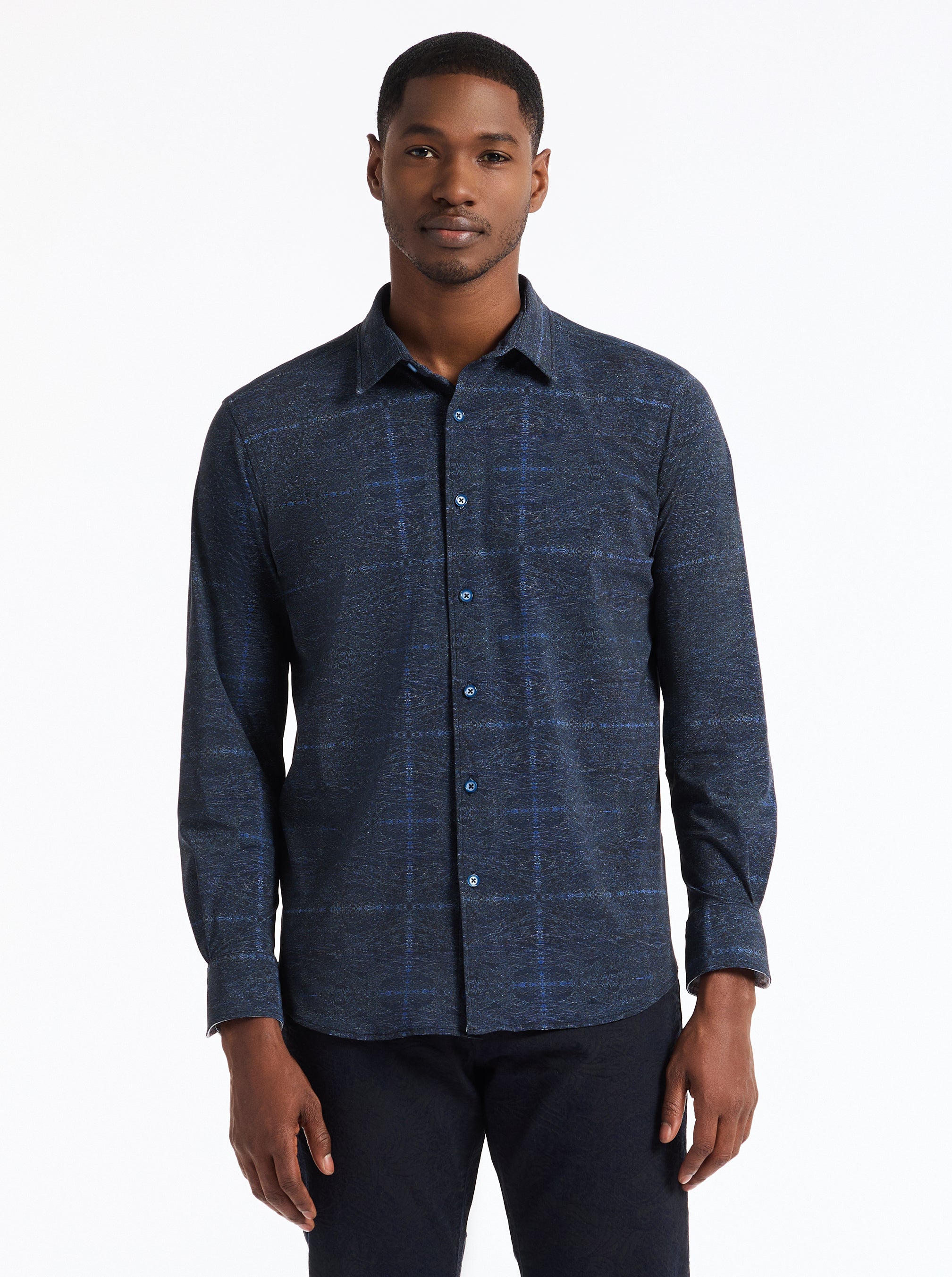 IRVING LONG SLEEVE BUTTON DOWN SHIRT