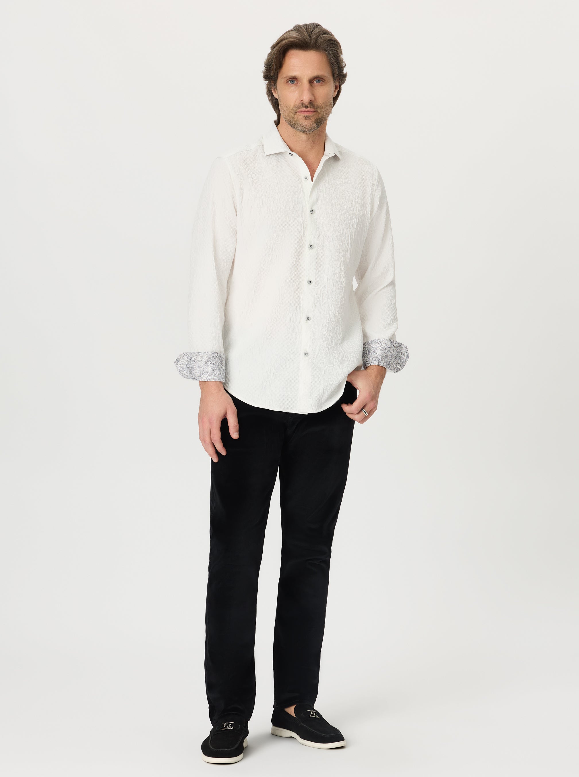 DEVONSHIRE LONG SLEEVE BUTTON DOWN SHIRT