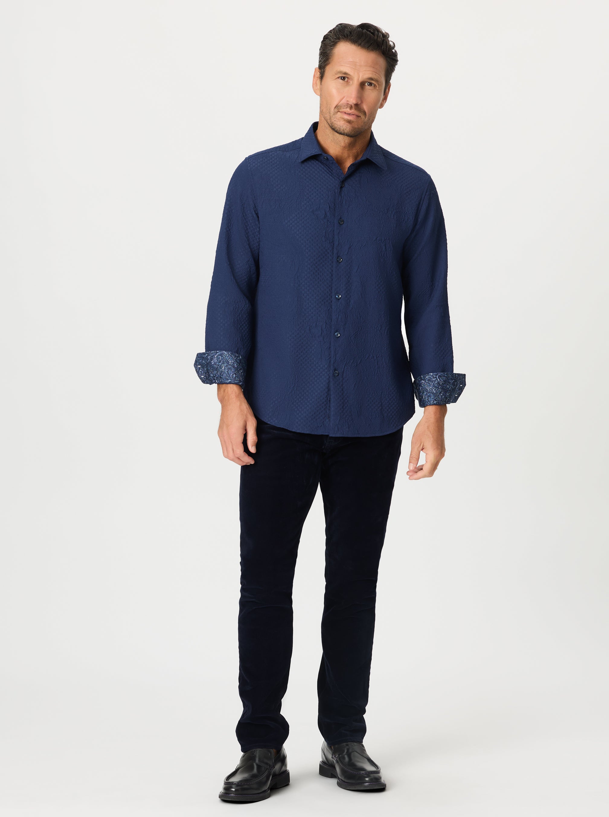 DEVONSHIRE LONG SLEEVE BUTTON DOWN SHIRT