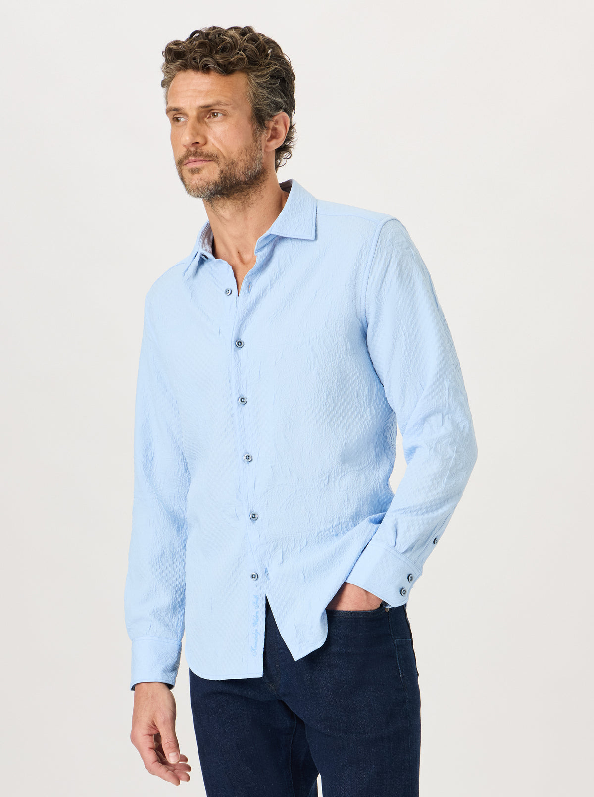 DEVONSHIRE LONG SLEEVE BUTTON DOWN SHIRT TALL