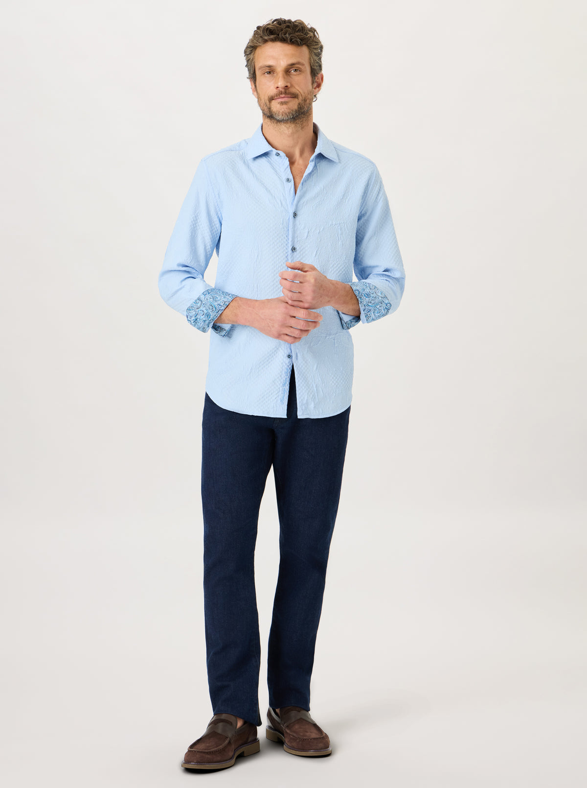 DEVONSHIRE LONG SLEEVE BUTTON DOWN SHIRT
