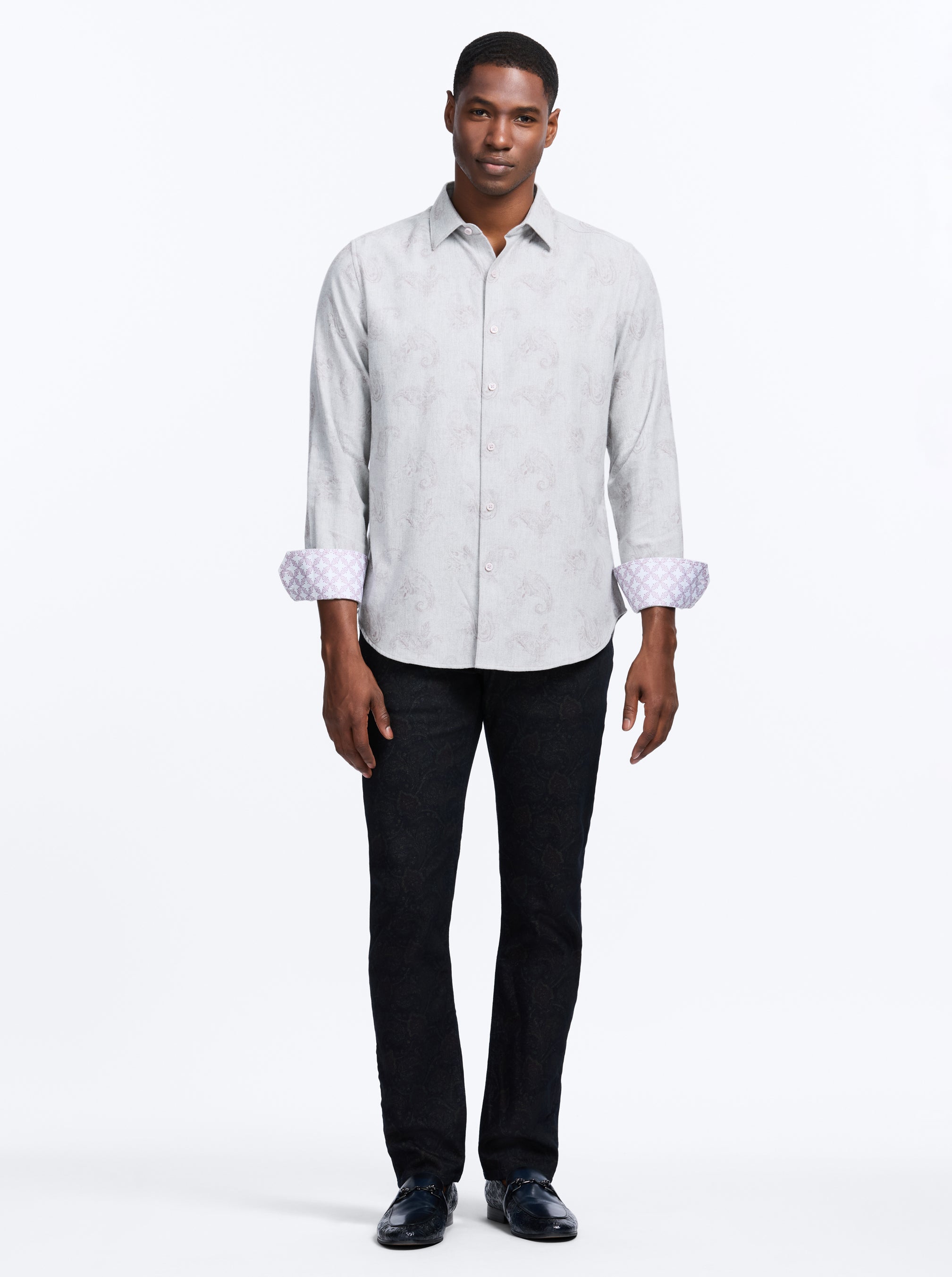 KNOX LONG SLEEVE BUTTON DOWN SHIRT