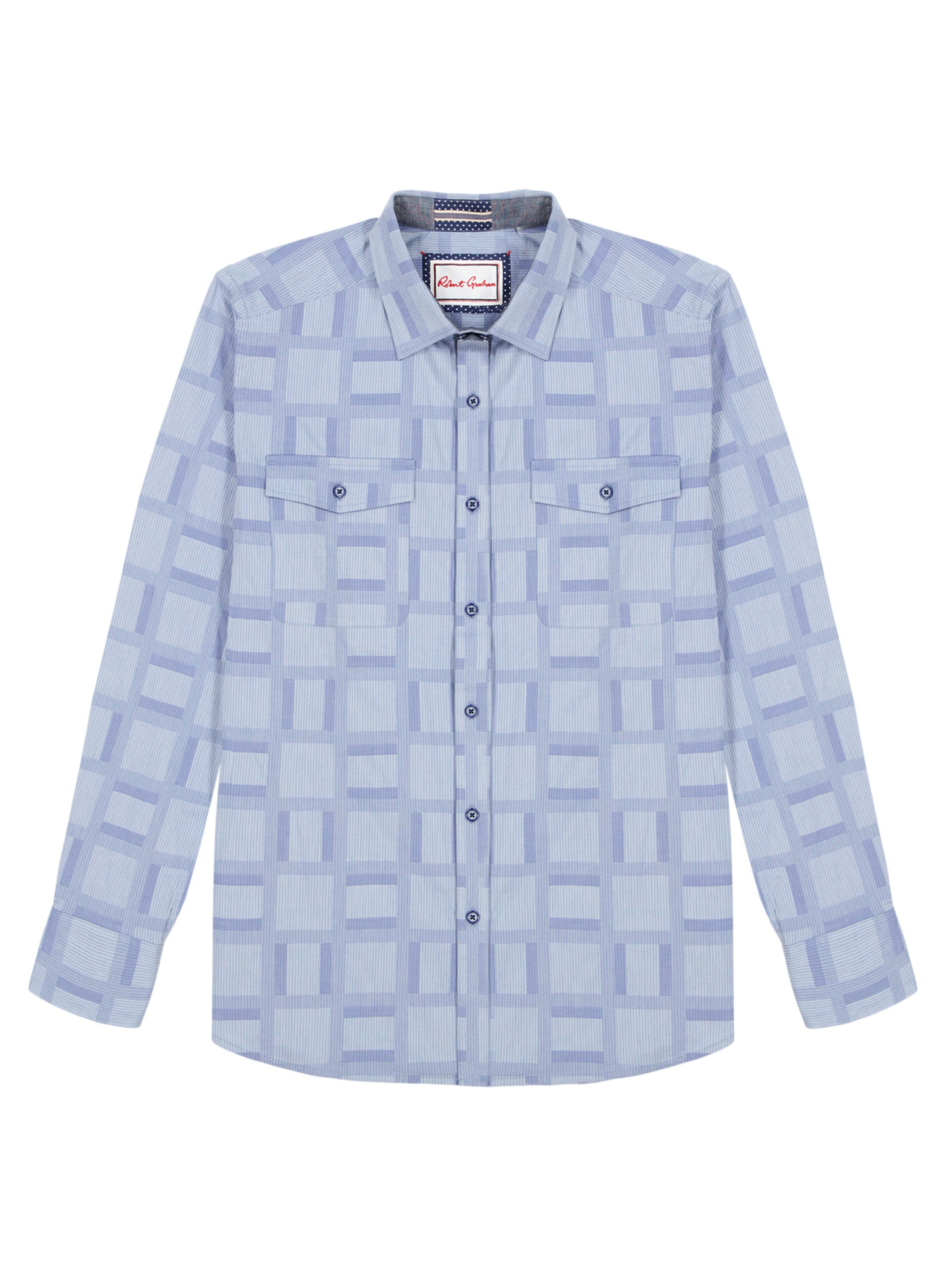 EATON LONG SLEEVE BUTTON DOWN SHIRT