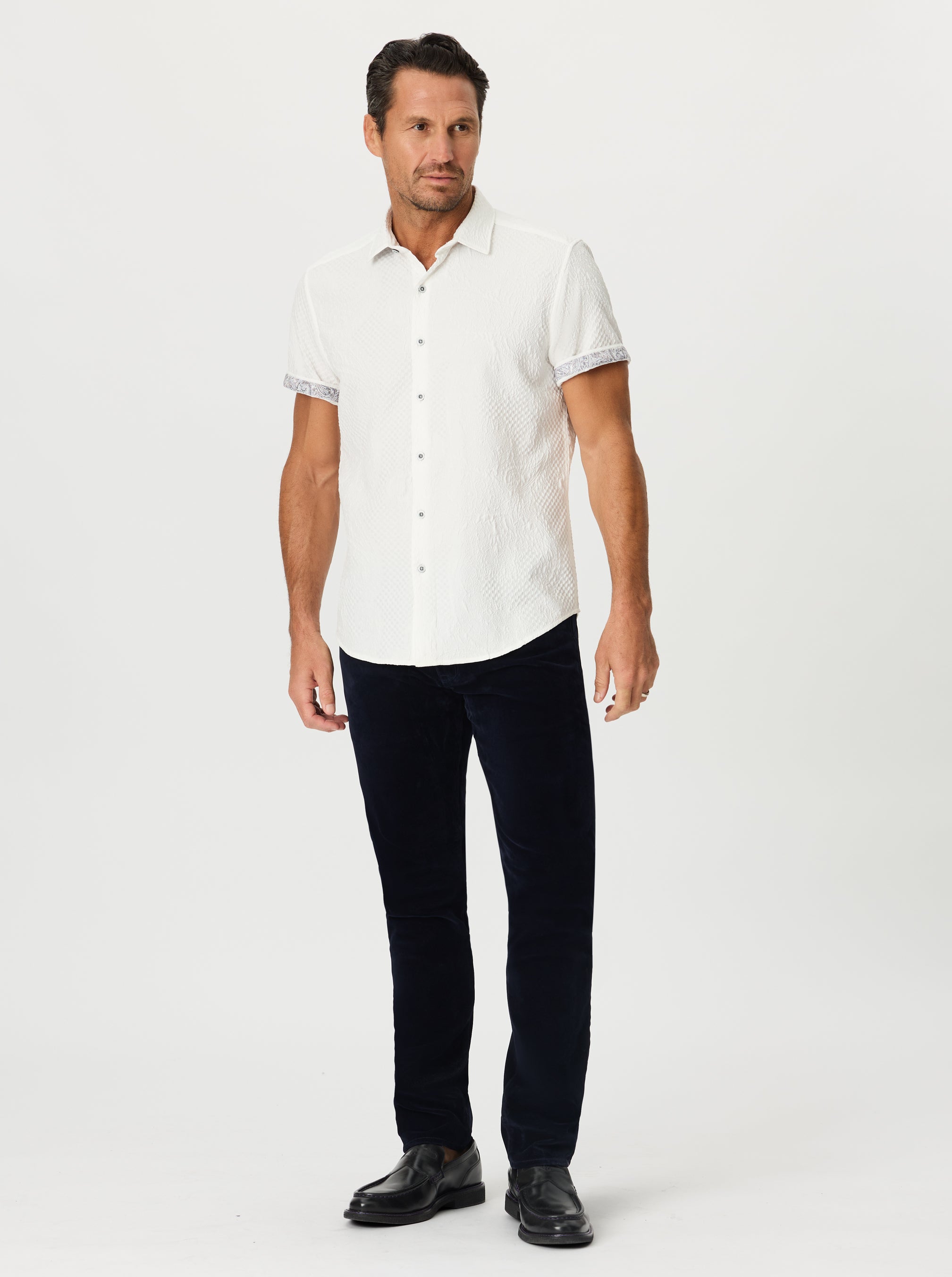 DEVONSHIRE SHORT SLEEVE BUTTON DOWN SHIRT