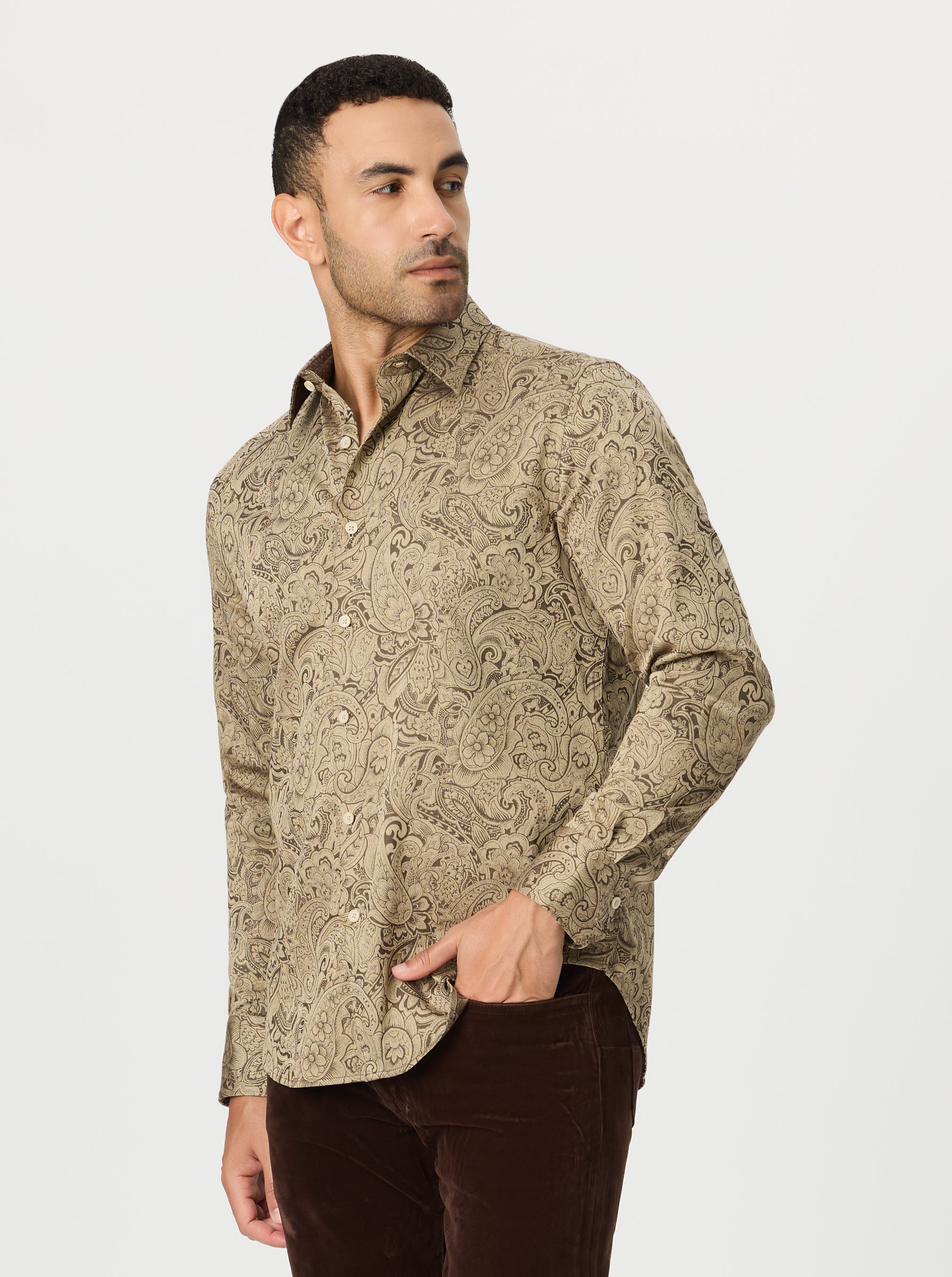 HUDSON LONG SLEEVE BUTTON DOWN SHIRT