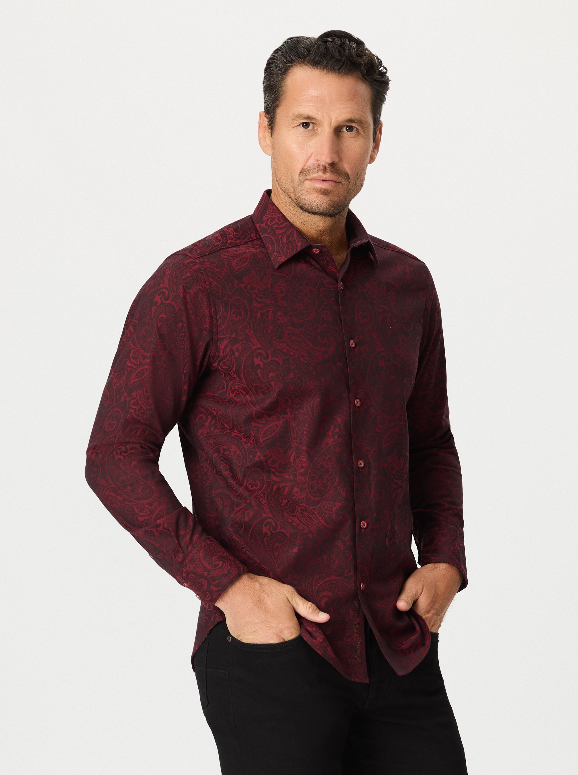 HUDSON LONG SLEEVE BUTTON DOWN SHIRT