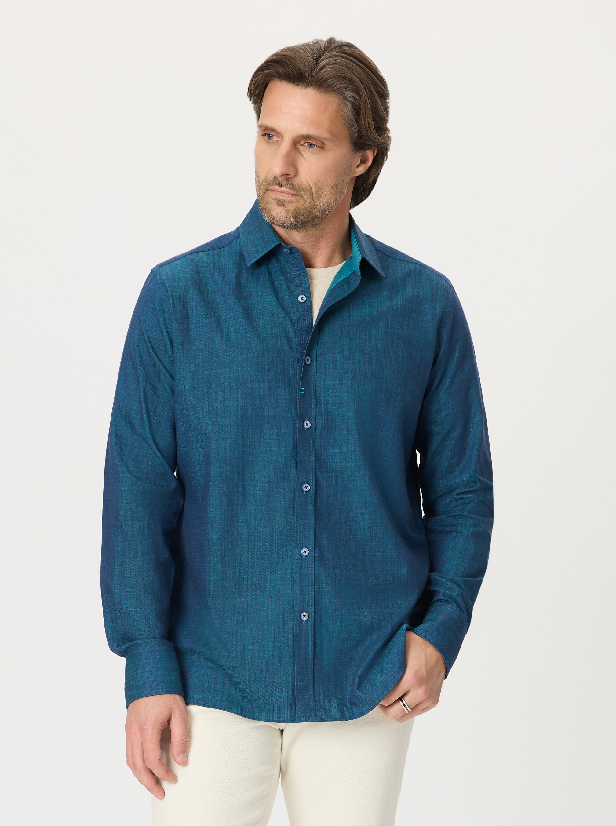 KERRINGTON LONG SLEEVE BUTTON DOWN SHIRT