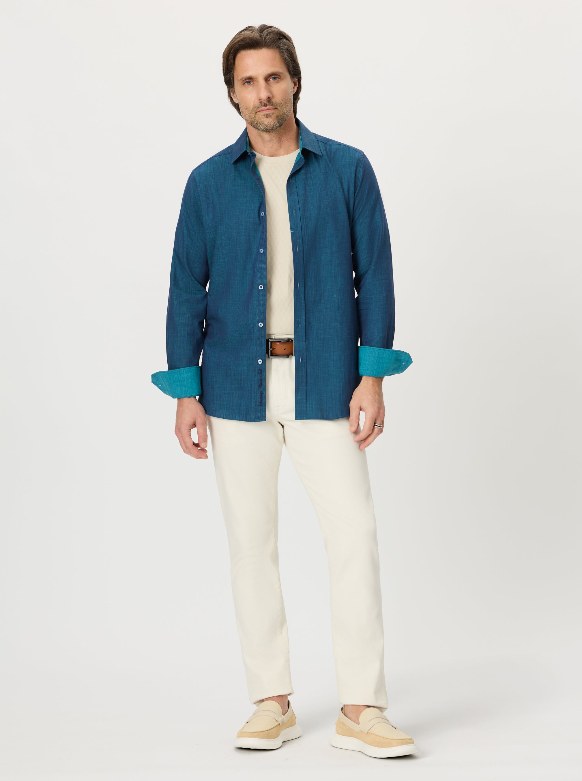KERRINGTON LONG SLEEVE BUTTON DOWN SHIRT