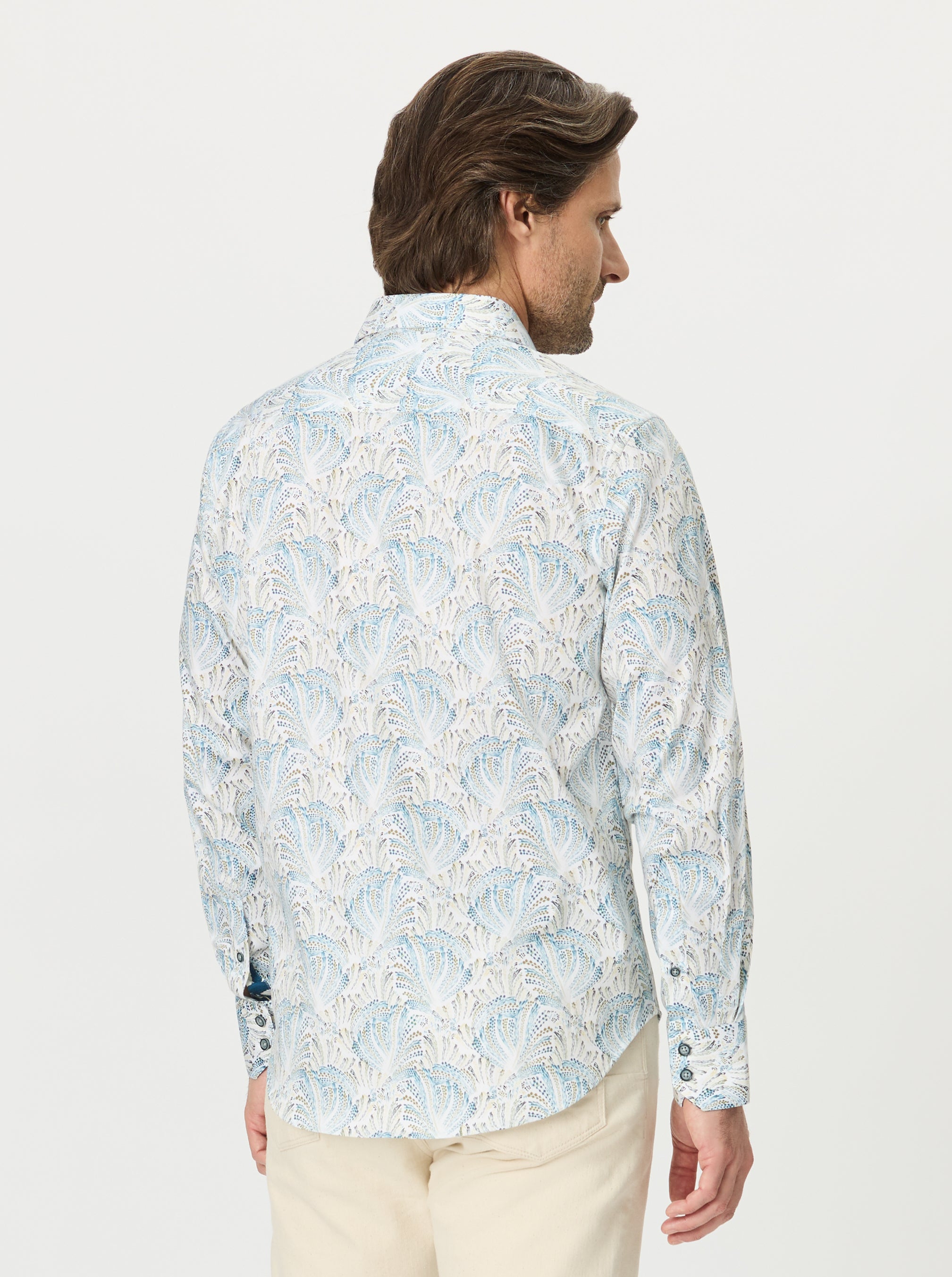 FOXBORO LONG SLEEVE BUTTON DOWN SHIRT