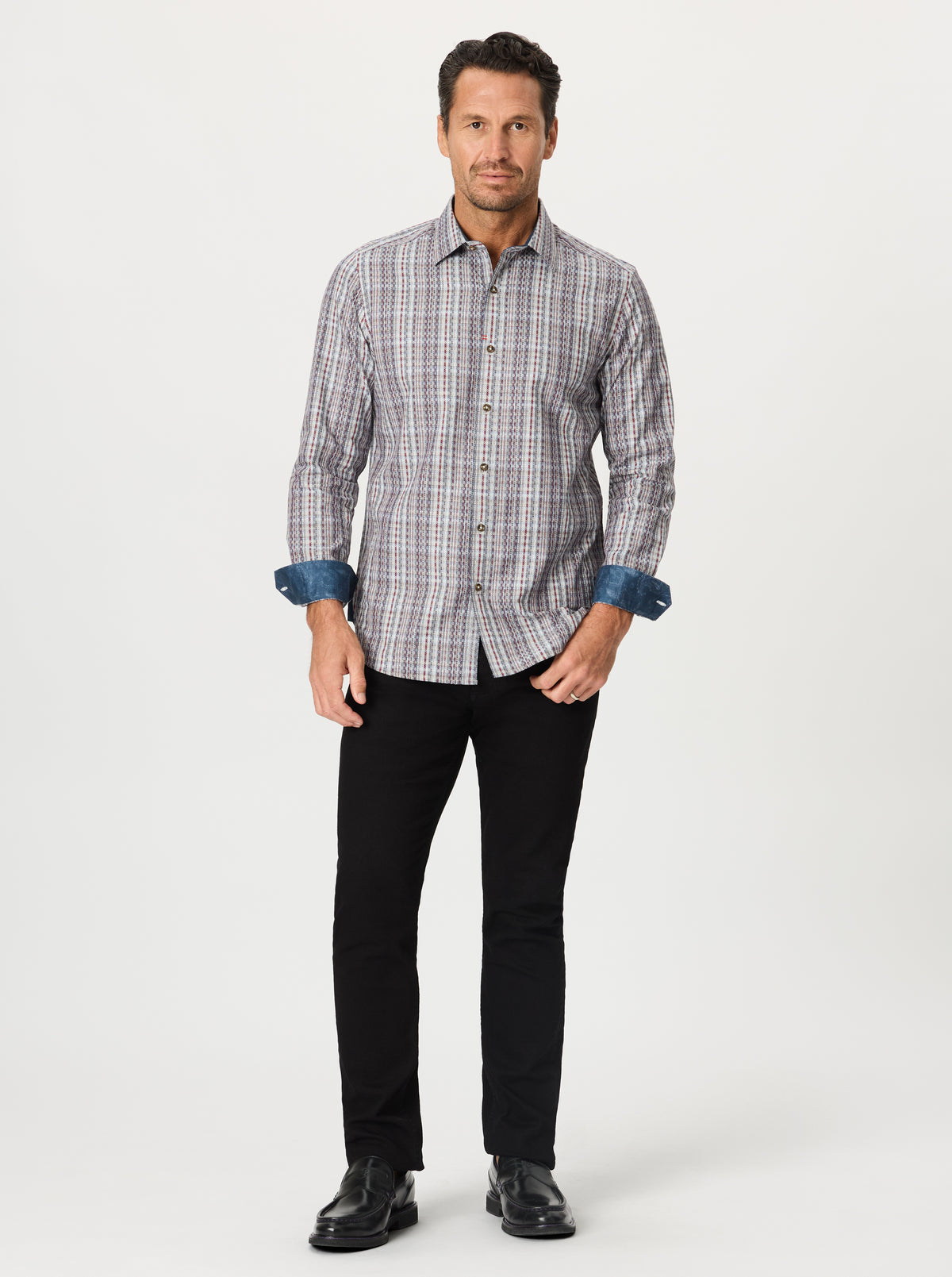 ELROY LONG SLEEVE BUTTON DOWN SHIRT