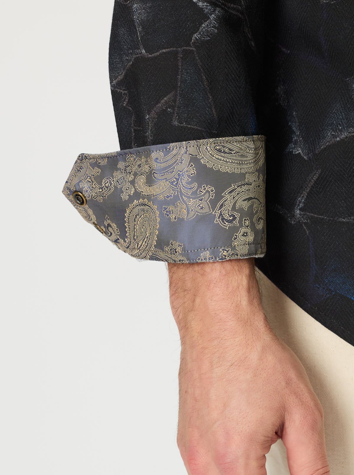 FARADAY LONG SLEEVE BUTTON DOWN SHIRT