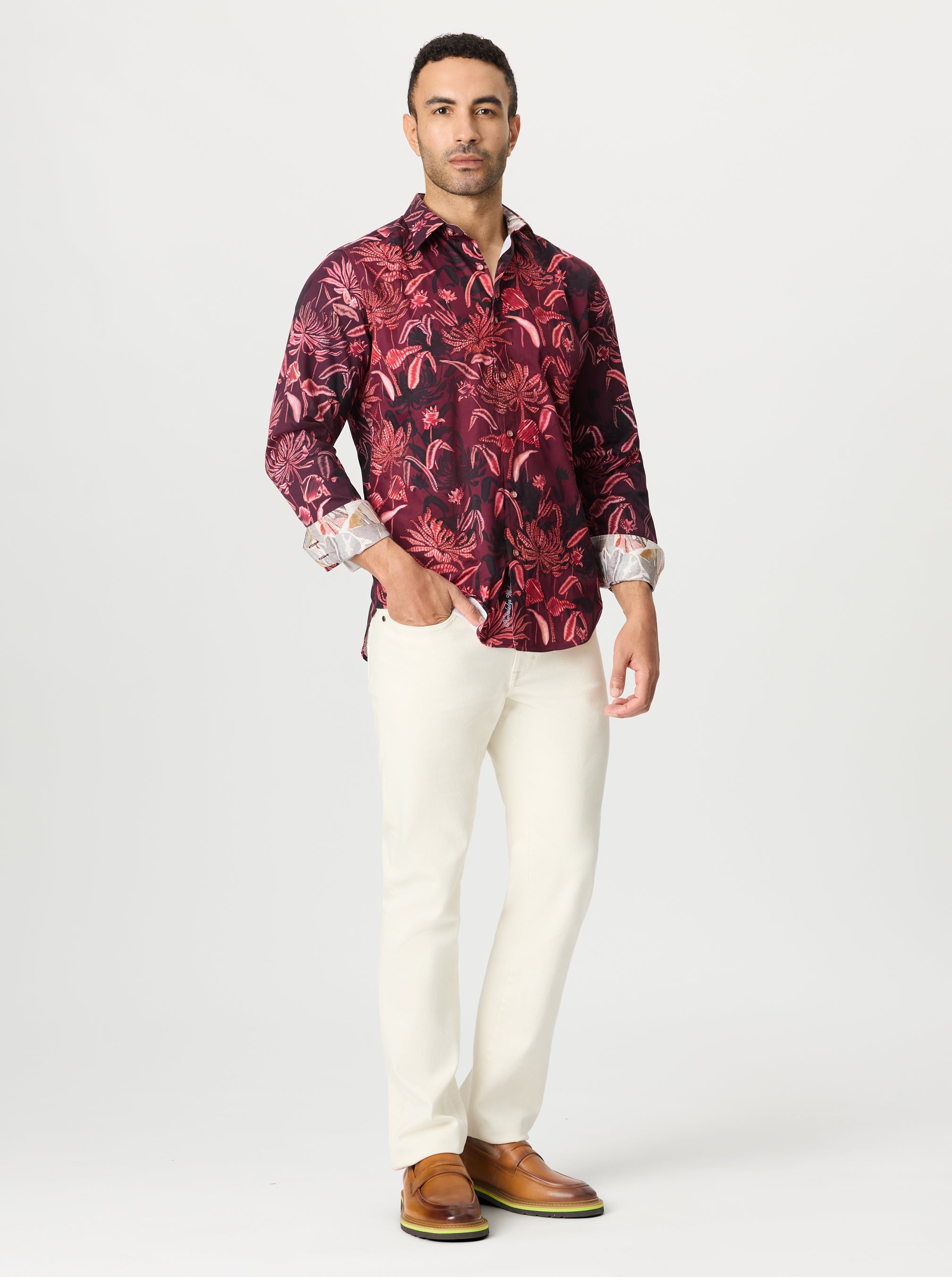 ELMWOOD LONG SLEEVE BUTTON DOWN SHIRT