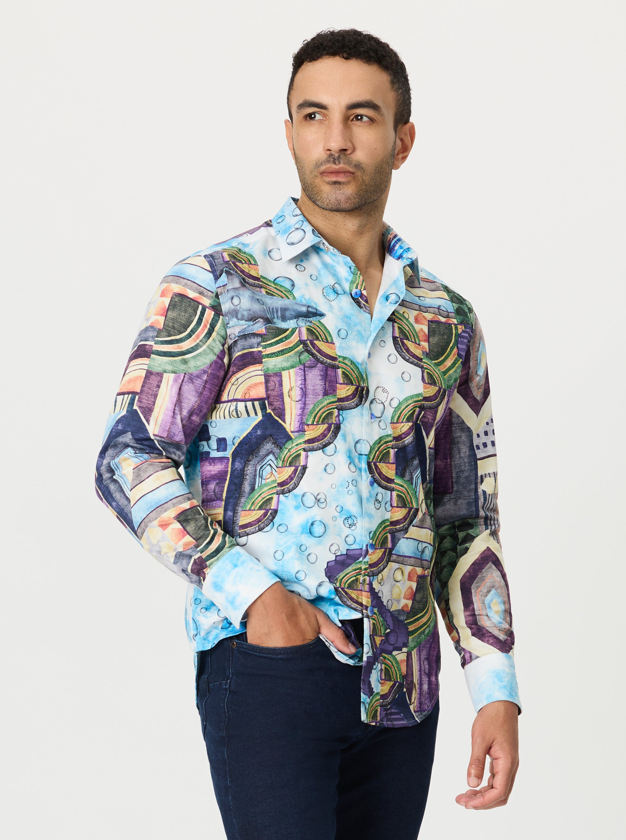 LIMITED EDITION KING PHILLIP LONG SLEEVE BUTTON DOWN SHIRT