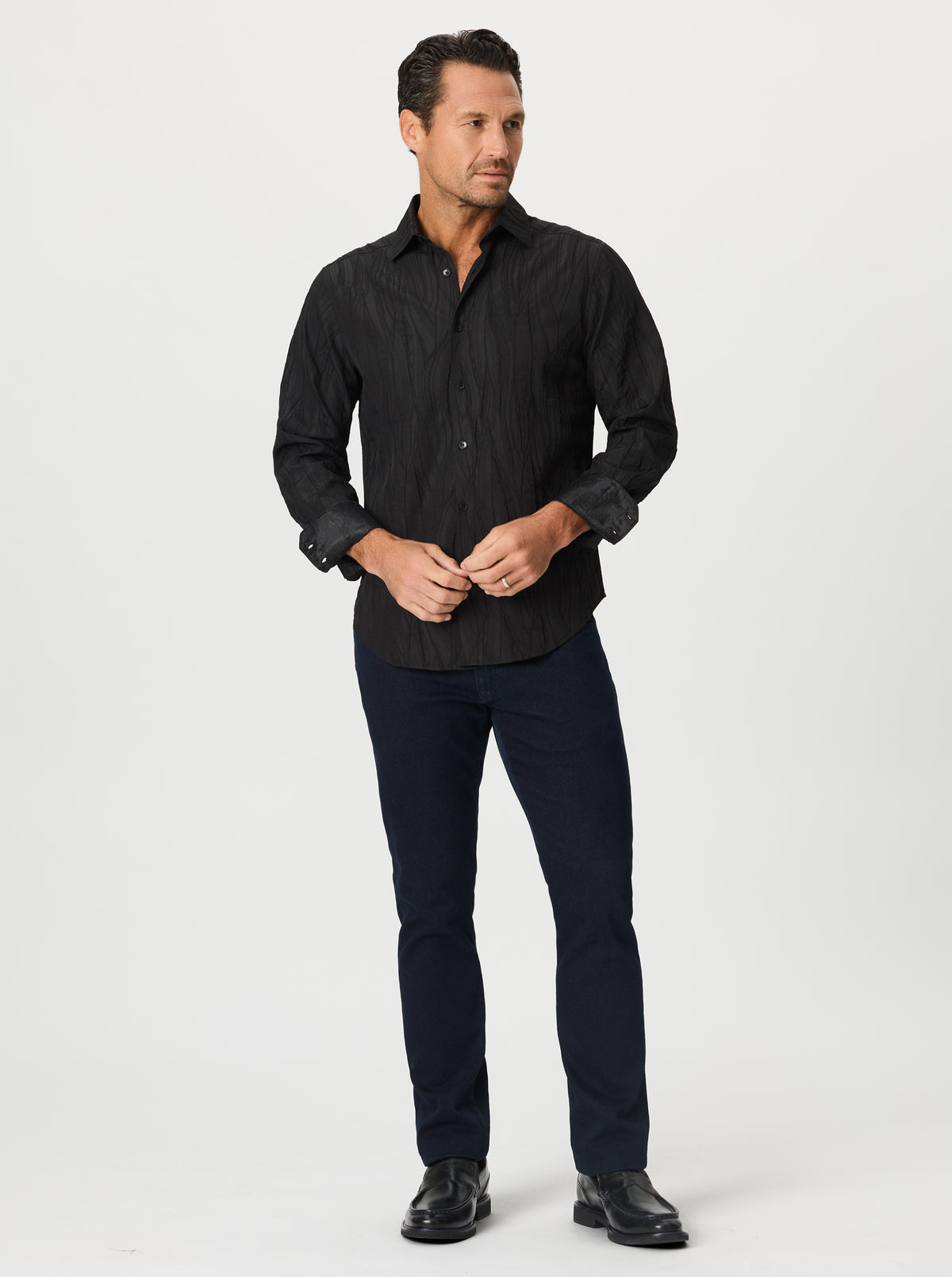 ABBOTTS LONG SLEEVE BUTTON DOWN SHIRT