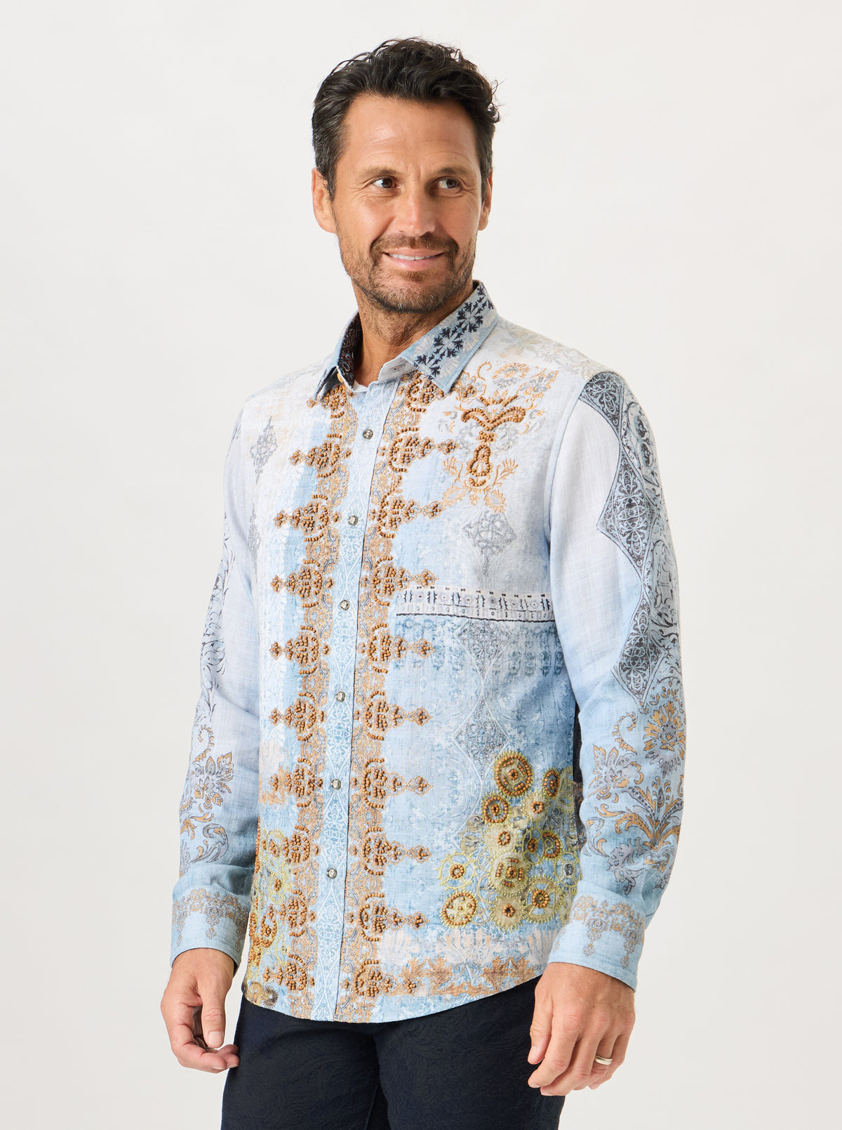 LIMITED EDITION FLOATING EMPIRE LONG SLEEVE BUTTON DOWN SHIRT